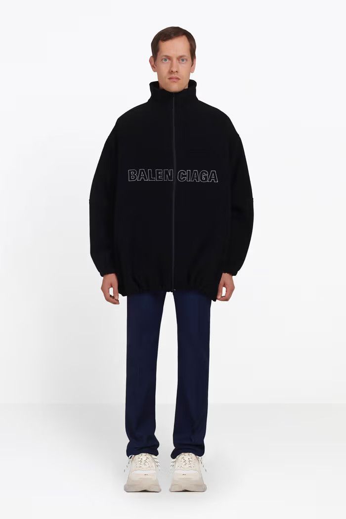 Balenciaga o1s1rm0925 Tracksuit Jacket in Black Size US S / EU 44-46 / 1 - 1 Preview