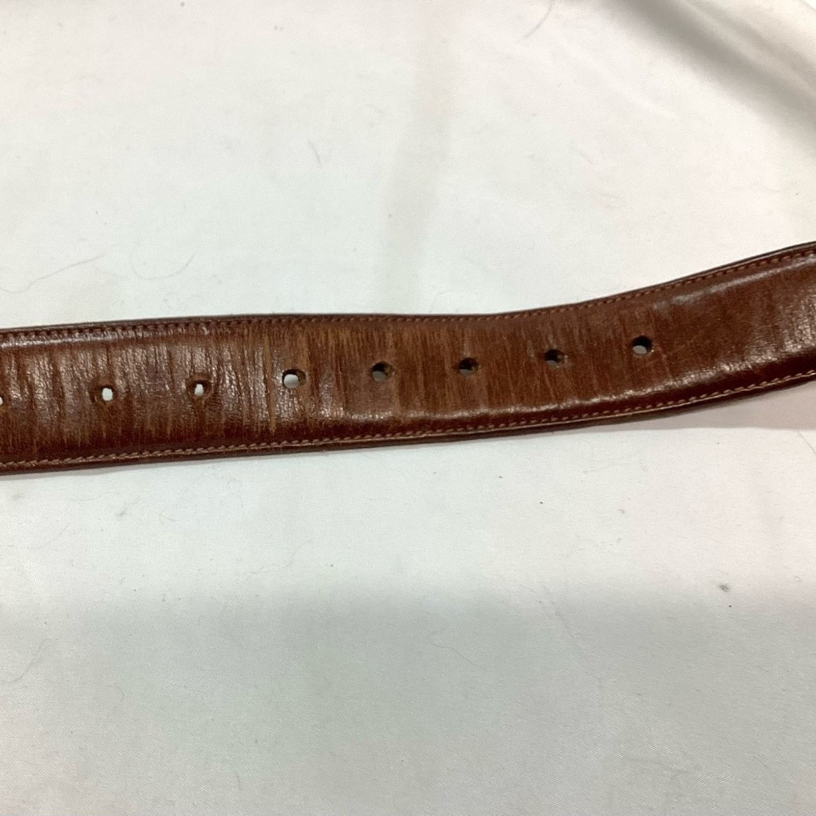 Trafalgar Trafalgar Classic 30mm Cortina Brown Leather Belt Size 40 - 8 Thumbnail
