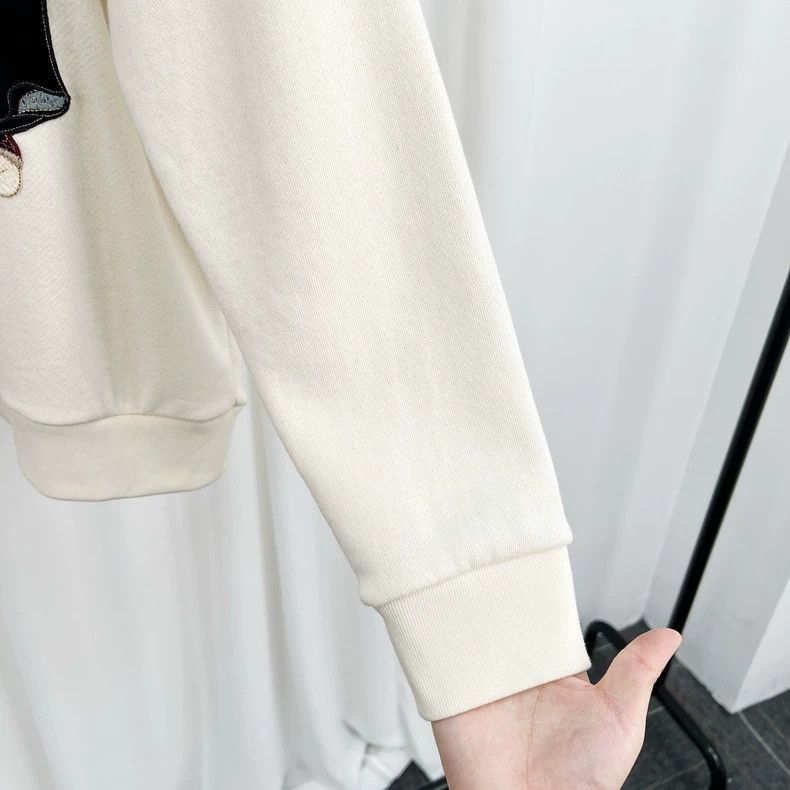 Gucci Gucci Pearl Embellished Hoodie with Embroidery-2506 Size US M / EU 48-50 / 2 - 4 Thumbnail