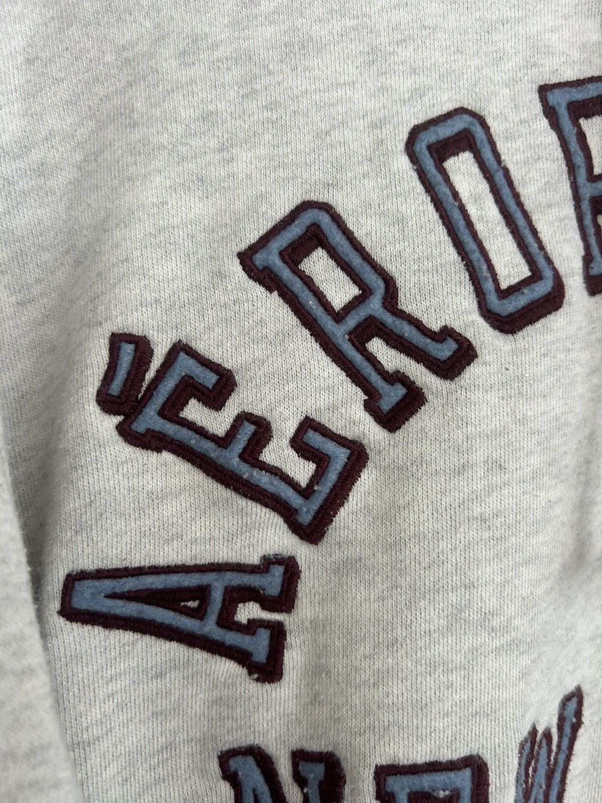 Aeropostale Aeropostale New York Embroidered Grey Hoodie Size US M / EU 48-50 / 2 - 3 Thumbnail
