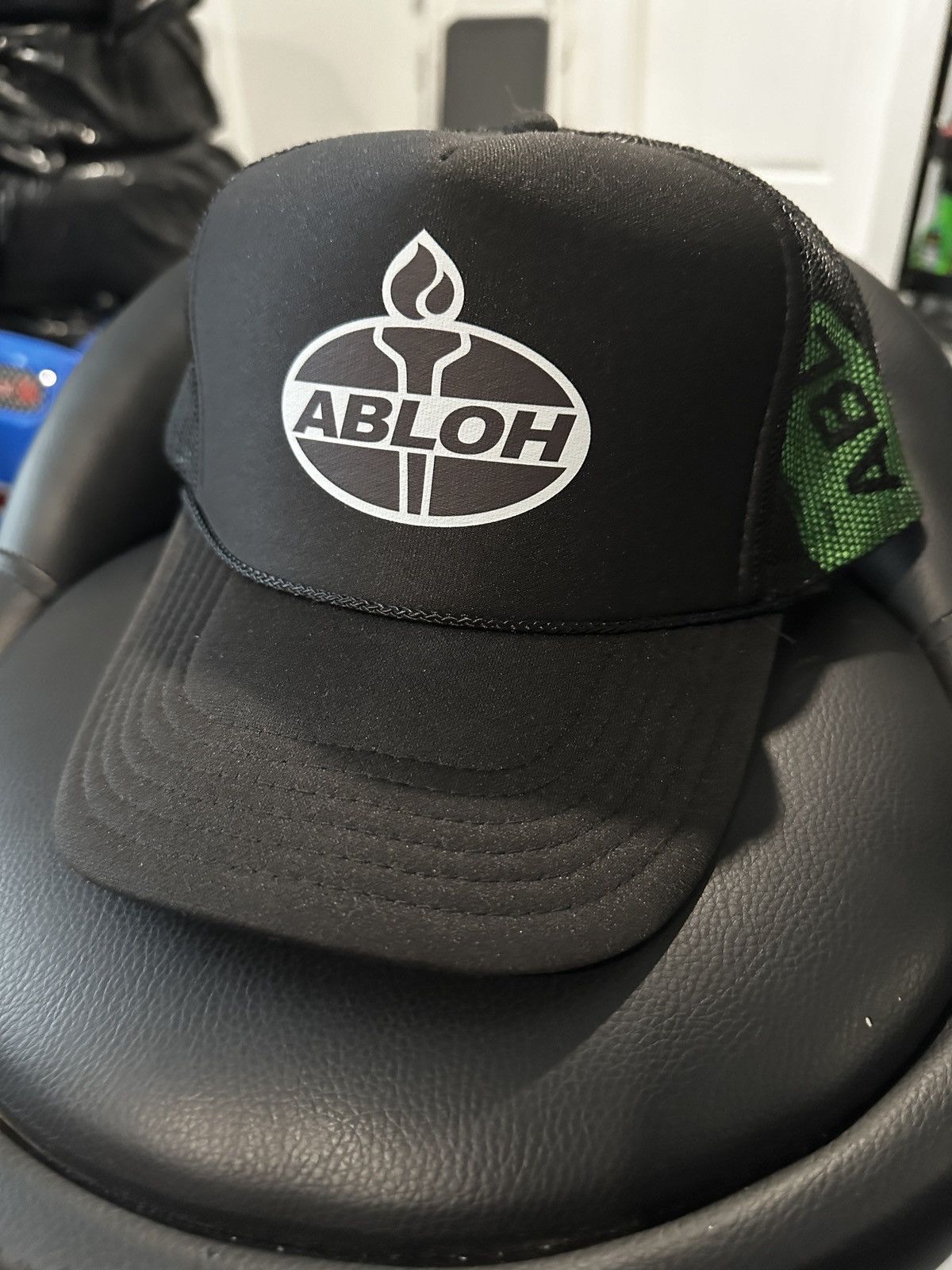 image of Virgil Abloh Figures Of Speech Snapback in Black, Men's
