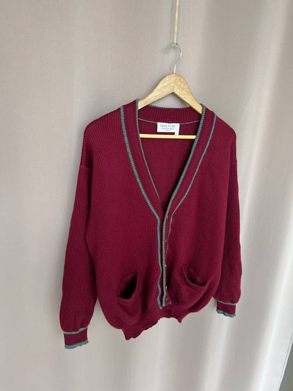 Givenchy Givenchy Gentleman Paris Wool Knit Cardigan Mens Size L Size US L / EU 52-54 / 3 - 5 Thumbnail