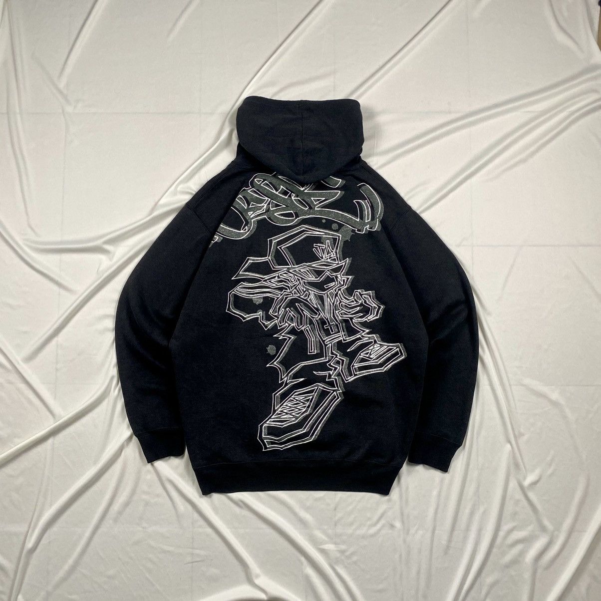 Japanese Brand Rare Vintage y2k Strange Heaven HipHop Tattoo Pullover Size US XL / EU 56 / 4 - 1 Thumbnail