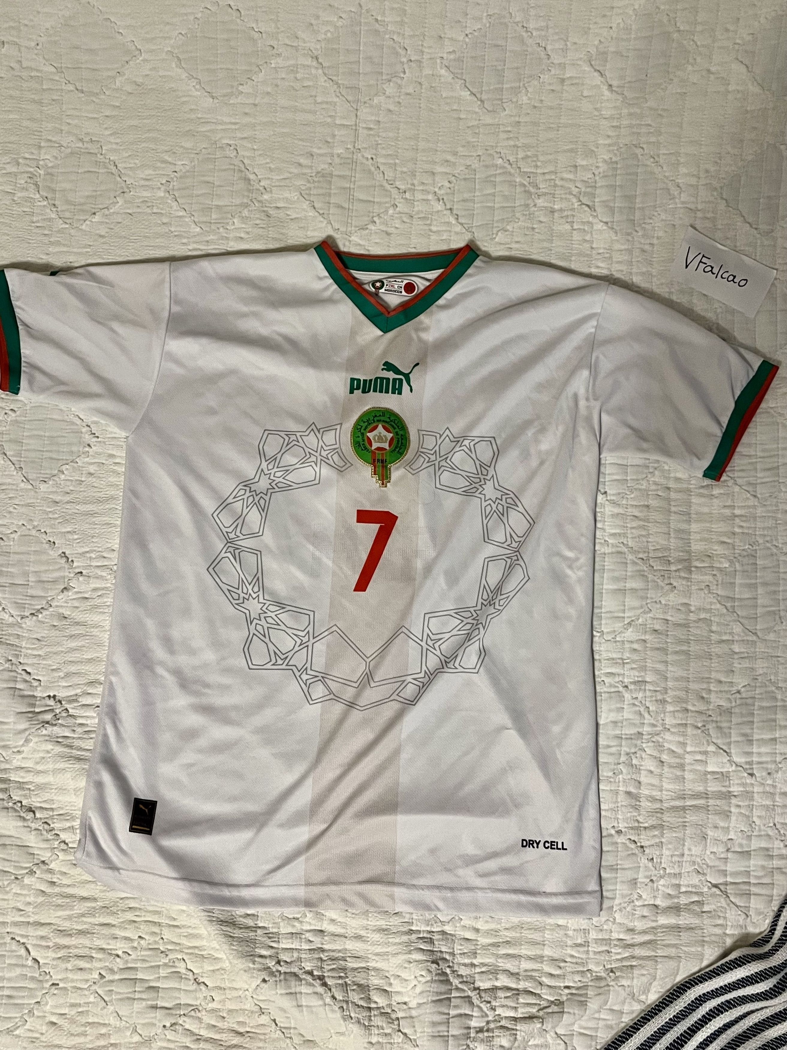 Puma Hakim Ziyech Morocco Jersey – Medium – World Cup Edition Size US M / EU 48-50 / 2 - 3 Thumbnail