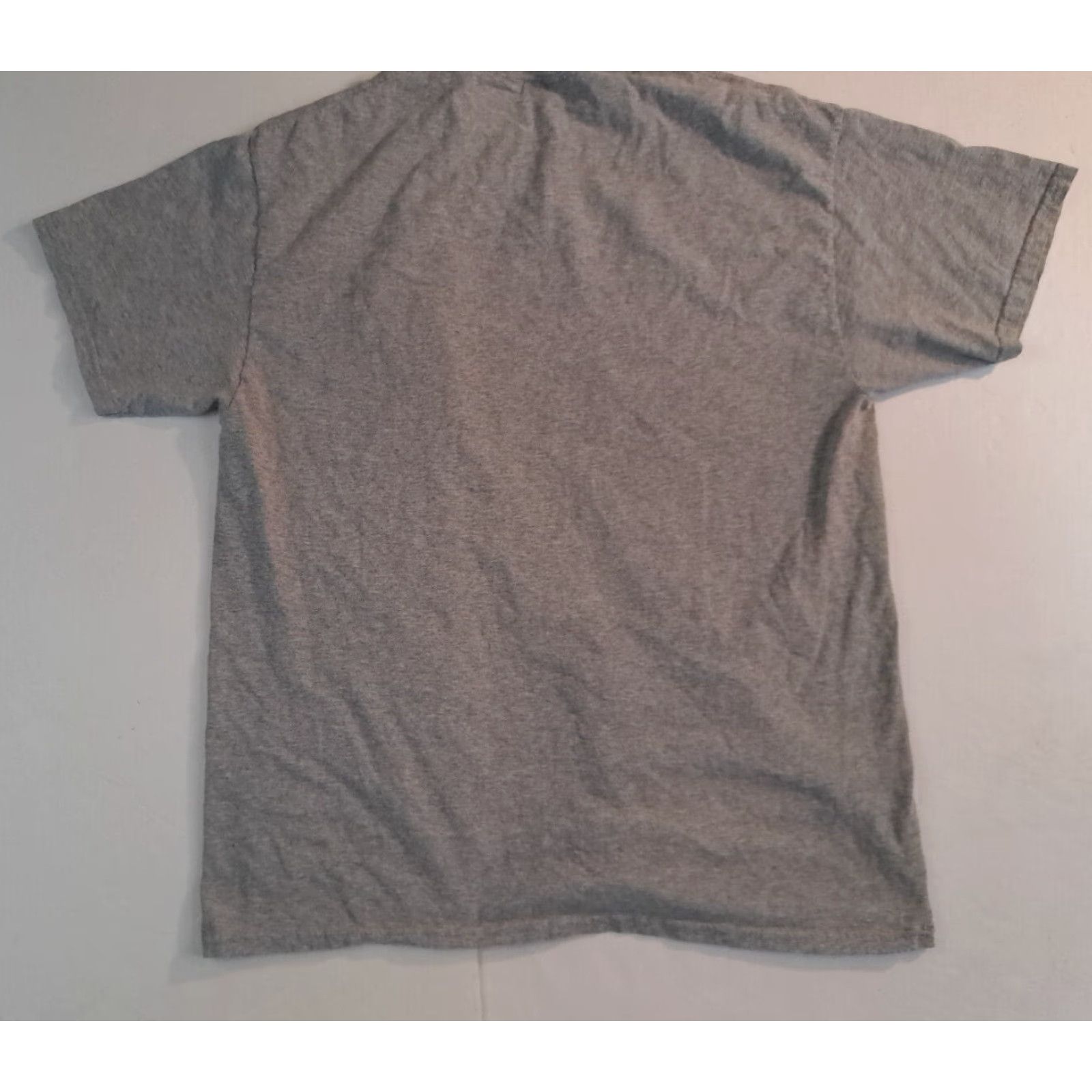 Fruit Of The Loom VINTAGE McDonalds Camp Big Mac Fries Shake Nuggets T-Shirt Adult Large Gray Retro Men Short Sleeve Regular L Shine? Size US L / EU 52-54 / 3 - 4 Thumbnail