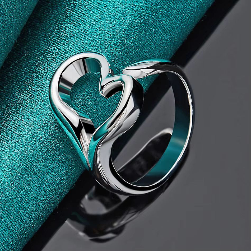 Jewelry Heart Charm Ring Size ONE SIZE - 2 Thumbnail