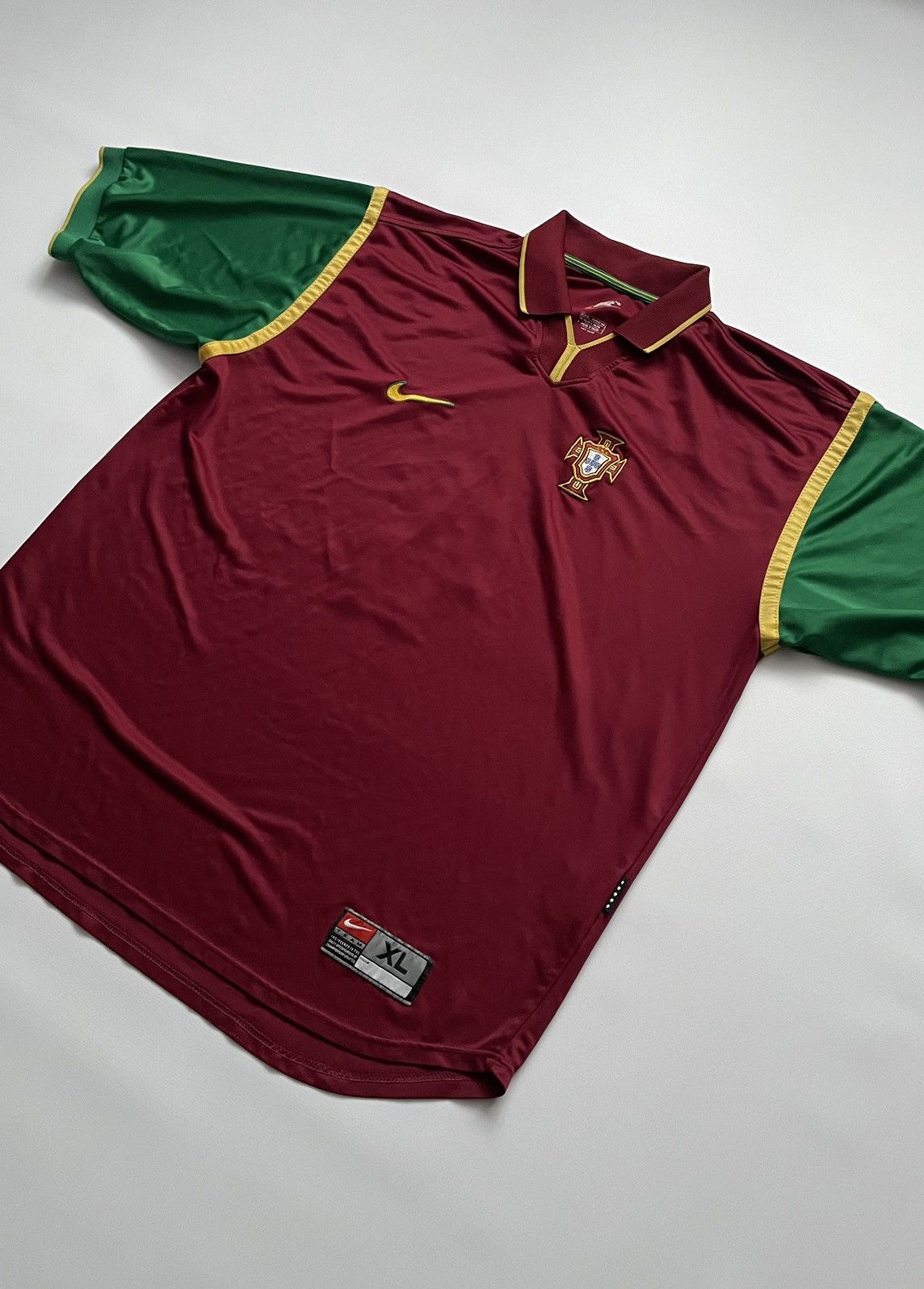 Nike Nike Portugal 1998/1999 #8 Joao Pinto Size US XL / EU 56 / 4 - 4 Thumbnail