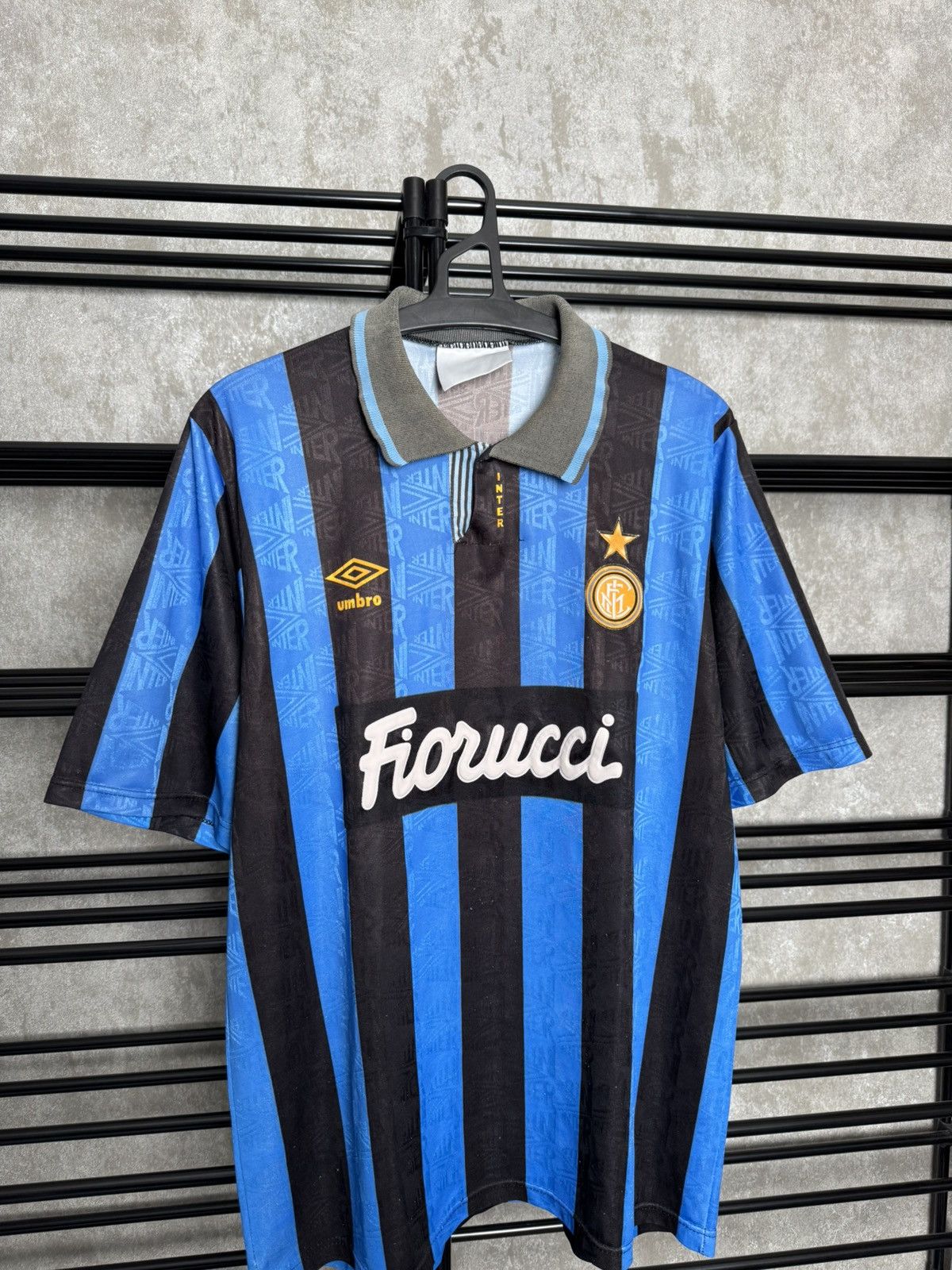 Umbro Vintage Inter Milan 1992-94 Home Umbro Jersey Shirt Size US L / EU 52-54 / 3 - 2 Thumbnail