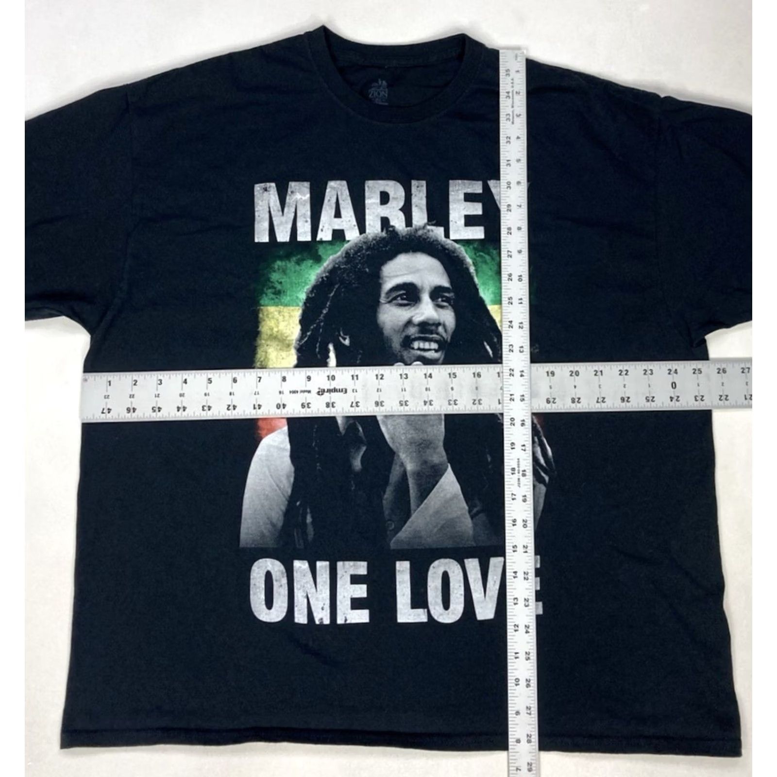 Vintage VINTAGE Bob Marley One Love Graphic T-shirt Men XXL Black Short Sleeve Music Size US XXL / EU 58 / 5 - 5 Thumbnail