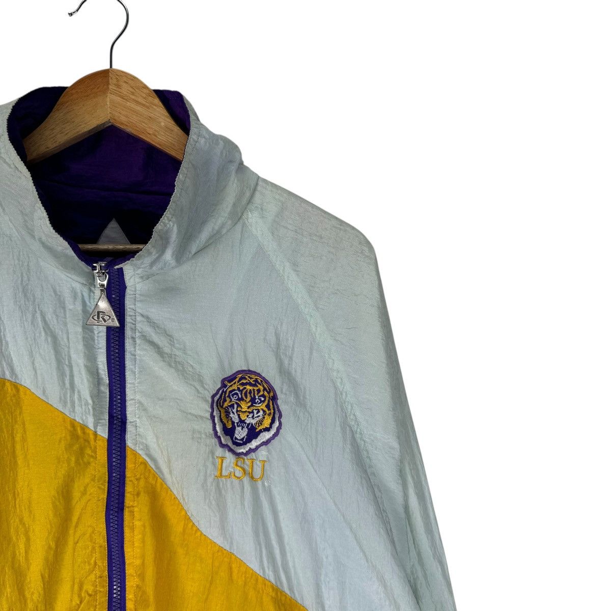Vintage ⚡️90s LSU TIGER VARSITY JACKET Size US XL / EU 56 / 4 - 4 Thumbnail