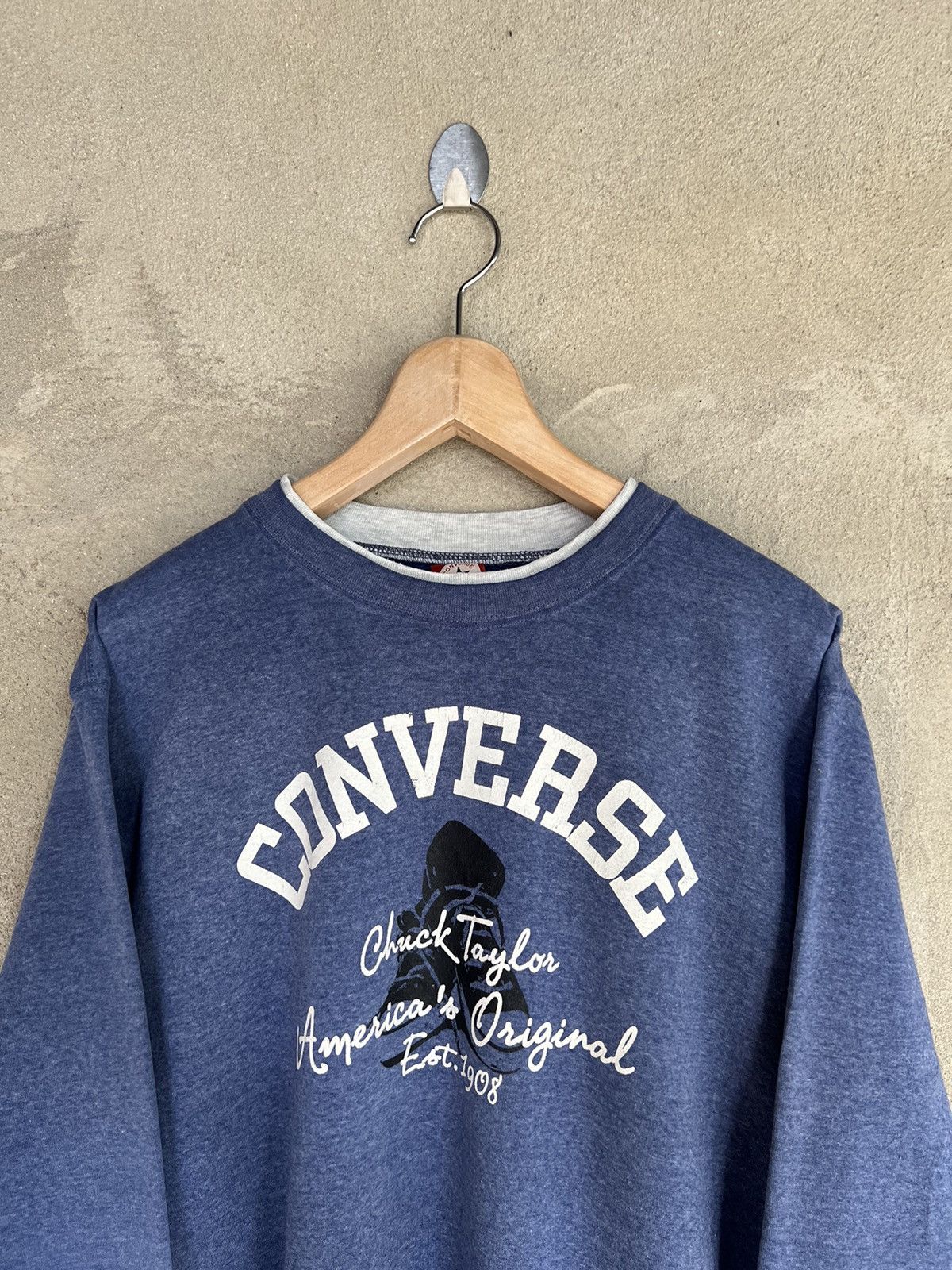 Converse Vintage Converse Spell Out Sweatshirt Size US L / EU 52-54 / 3 - 3 Thumbnail