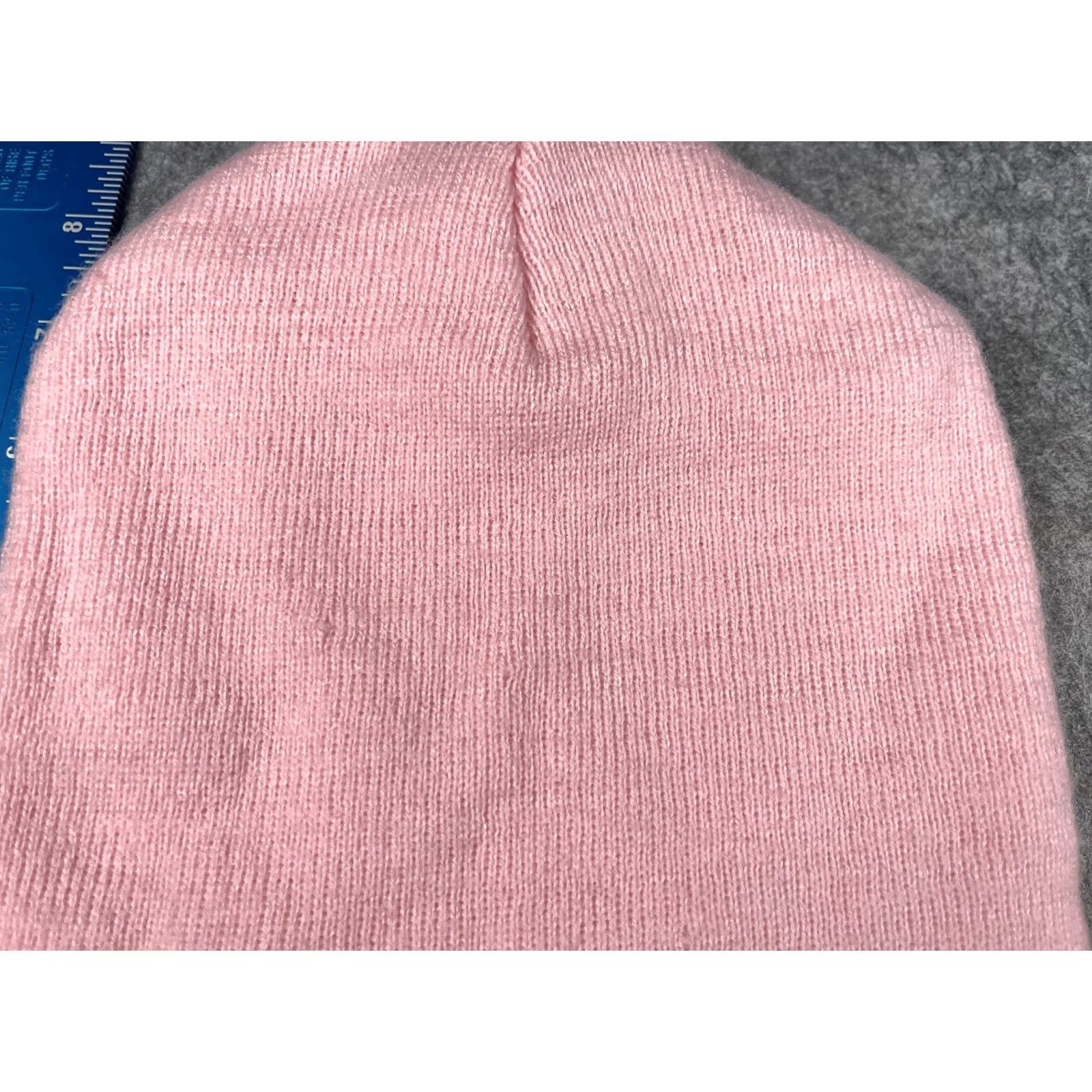 Pinko Alaska Beanie Toque Adult One Size Pink Knit 100% Acrylic Ski Embroidered Beanie Hats Unisex Adults Pink Alaska Ski Logo Vintage: No Size ONE SIZE - 3 Thumbnail