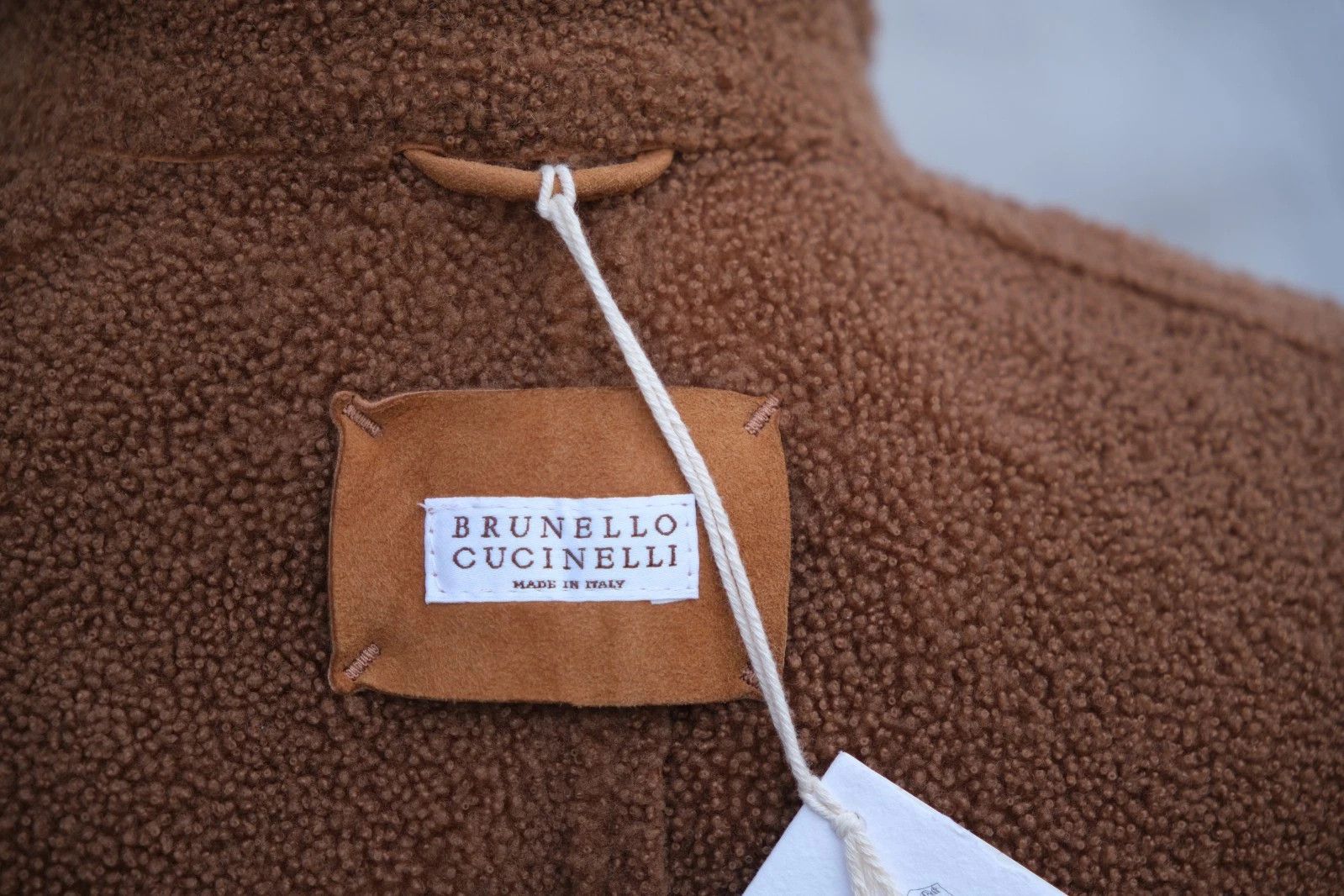 Brunello Cucinelli NEW Brunello Cucinelli Shearling Biker Brown XL Size US XL / EU 56 / 4 - 6 Thumbnail