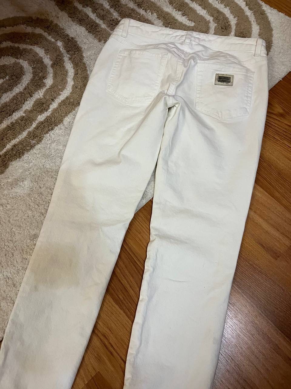 Dolce & Gabbana × Vintage Women’s Dolce&Gabbana Vintage White Pants Size IT40 Size 27" / US 4 / IT 40 - 14 Thumbnail
