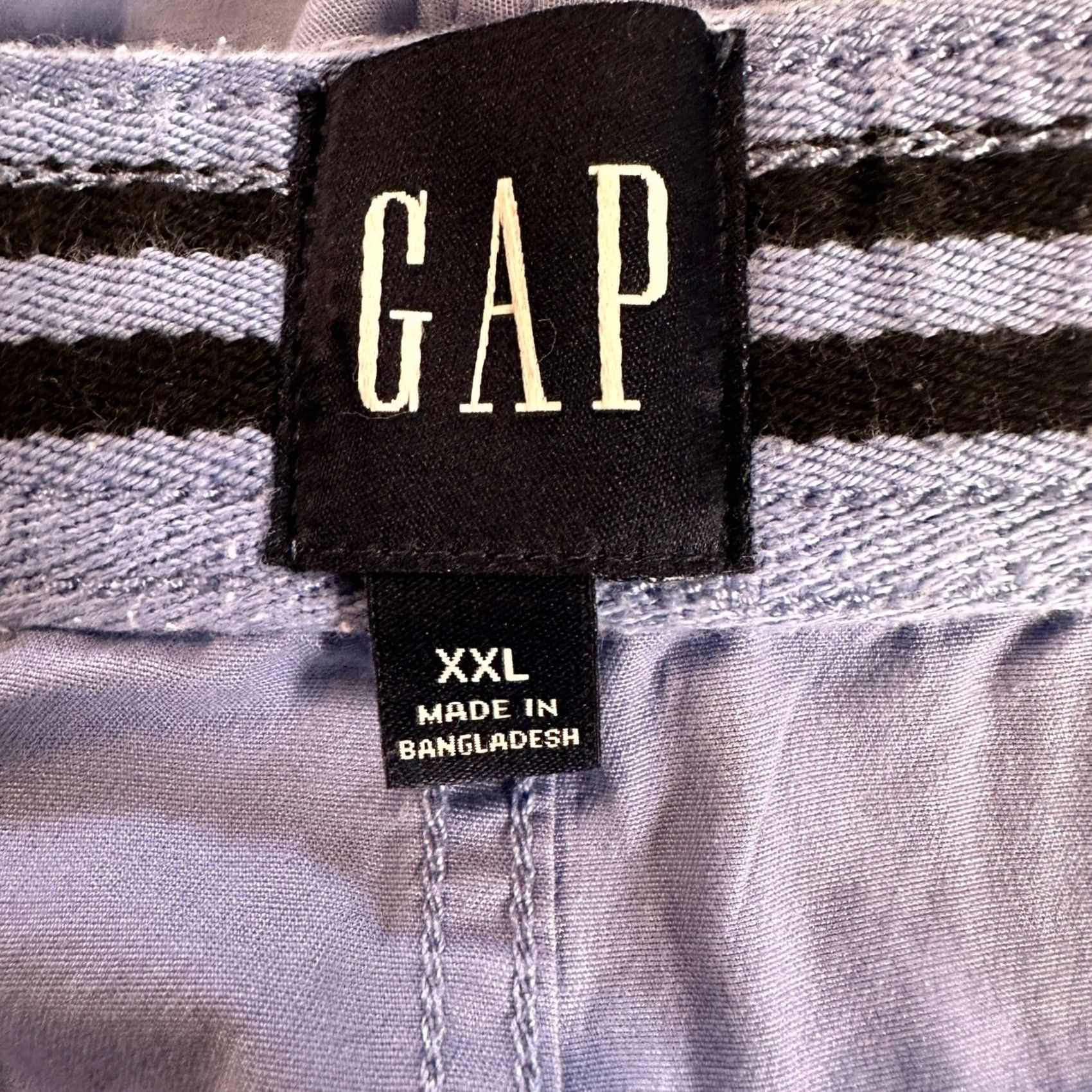 Gap Gap Mens Pull On Shorts 2XL Blue Drawstring Pocket Comfort Casual Size US 39 - 3 Thumbnail