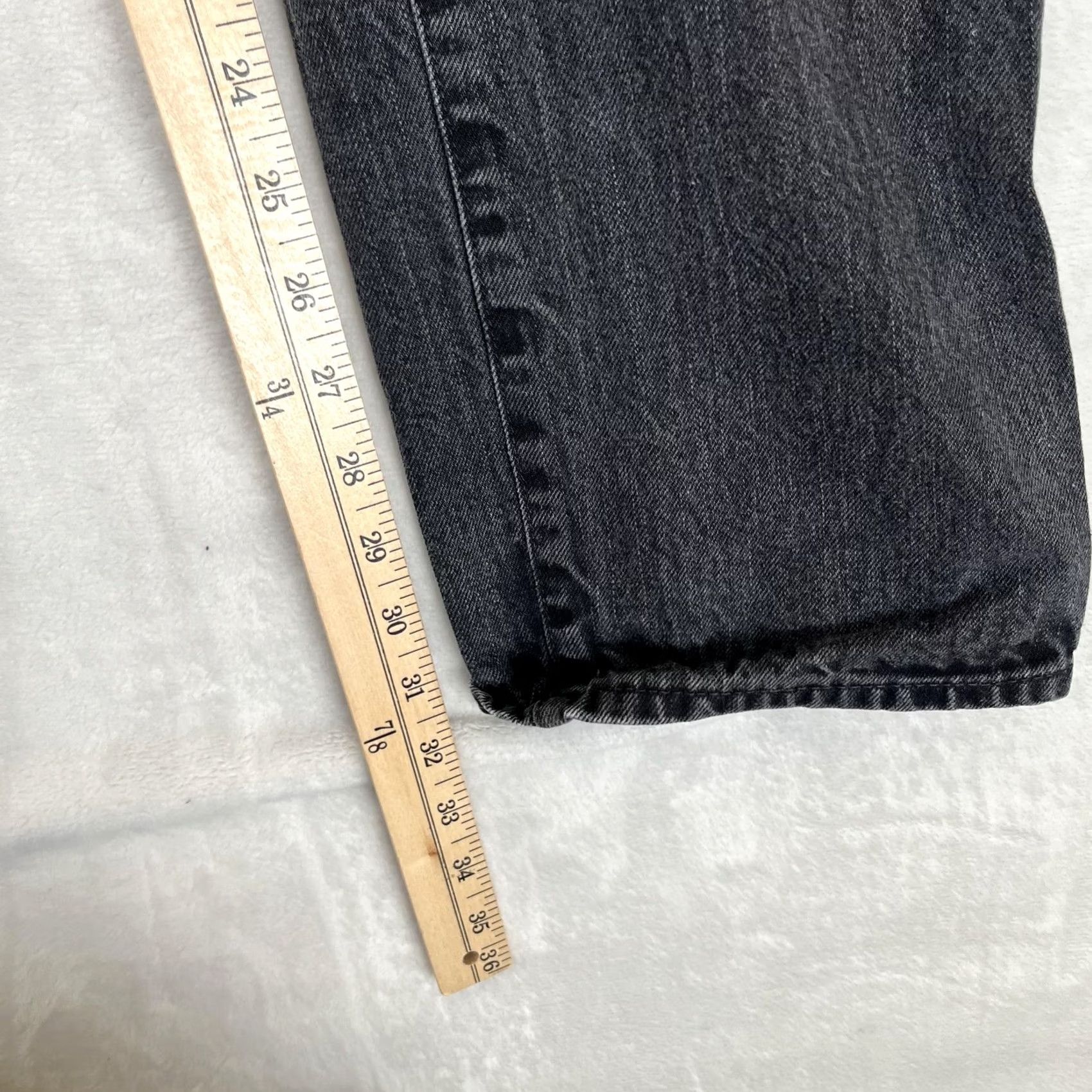 Gap Gap Jeans Mens 28x32 Gray Regular Fit Straight Denim Charcoal Wash Pants Mens Clothing Jeans Tight Reg Regular-fit 30 Waist? Size US 28 / EU 44 - 3 Thumbnail