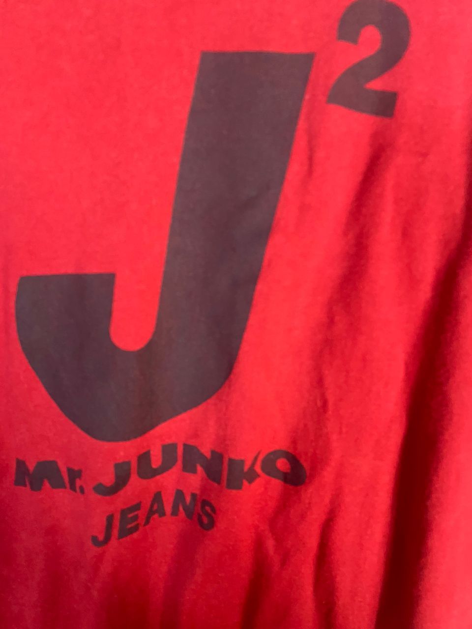 Mr. Junko Vintage mr junko jeans spellout backhit tshirt Size US L / EU 52-54 / 3 - 8 Thumbnail