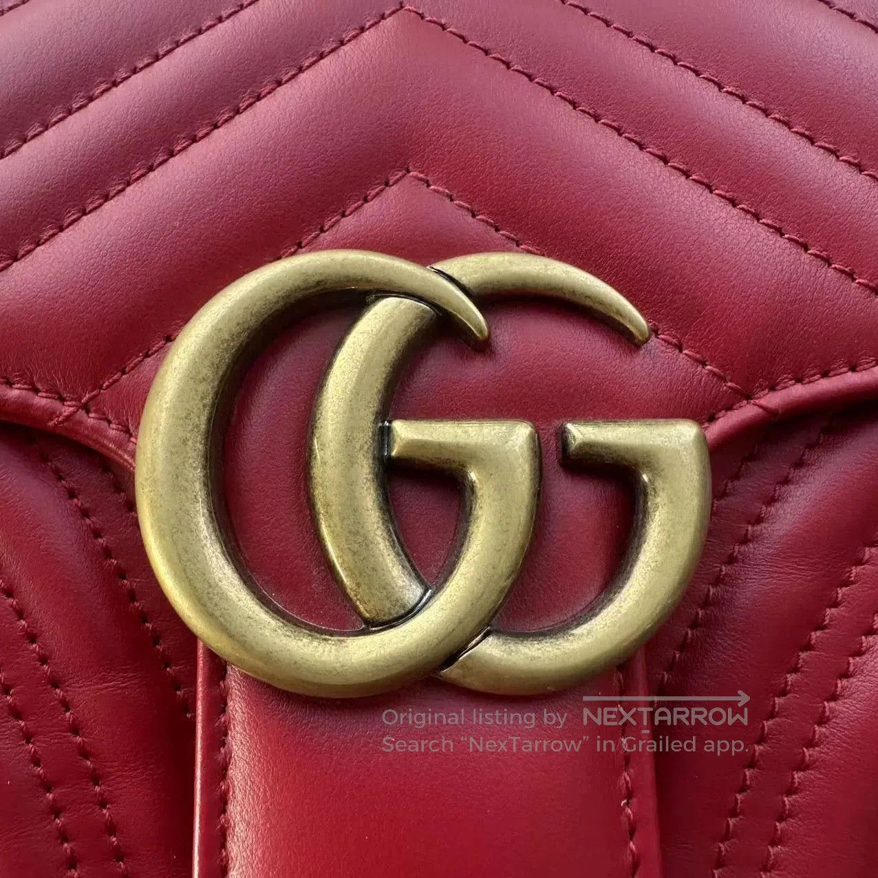 Gucci Gucci Marmont Medium 26cm Red. Size ONE SIZE - 6 Thumbnail