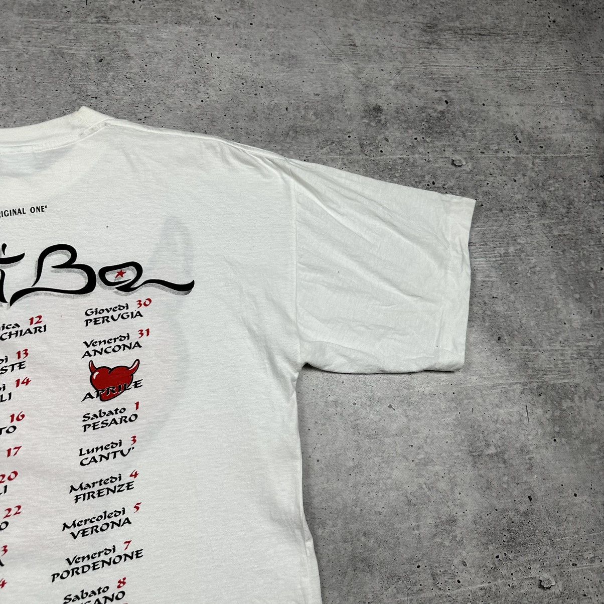 Vintage Vintage Litfiba Rock Tour 1995 T-shirt White Men’s Size L Size US L / EU 52-54 / 3 - 13 Thumbnail