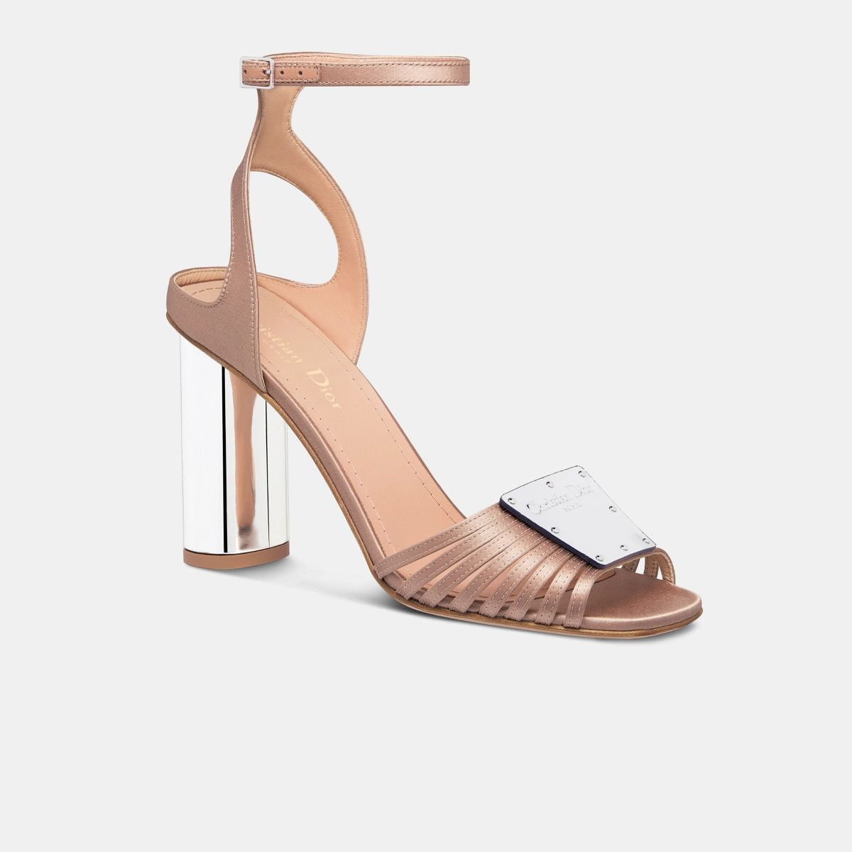 Dior o1bcso1str0225 Heeled Sandal in Nude Size US 8 / IT 38 - 2 Thumbnail