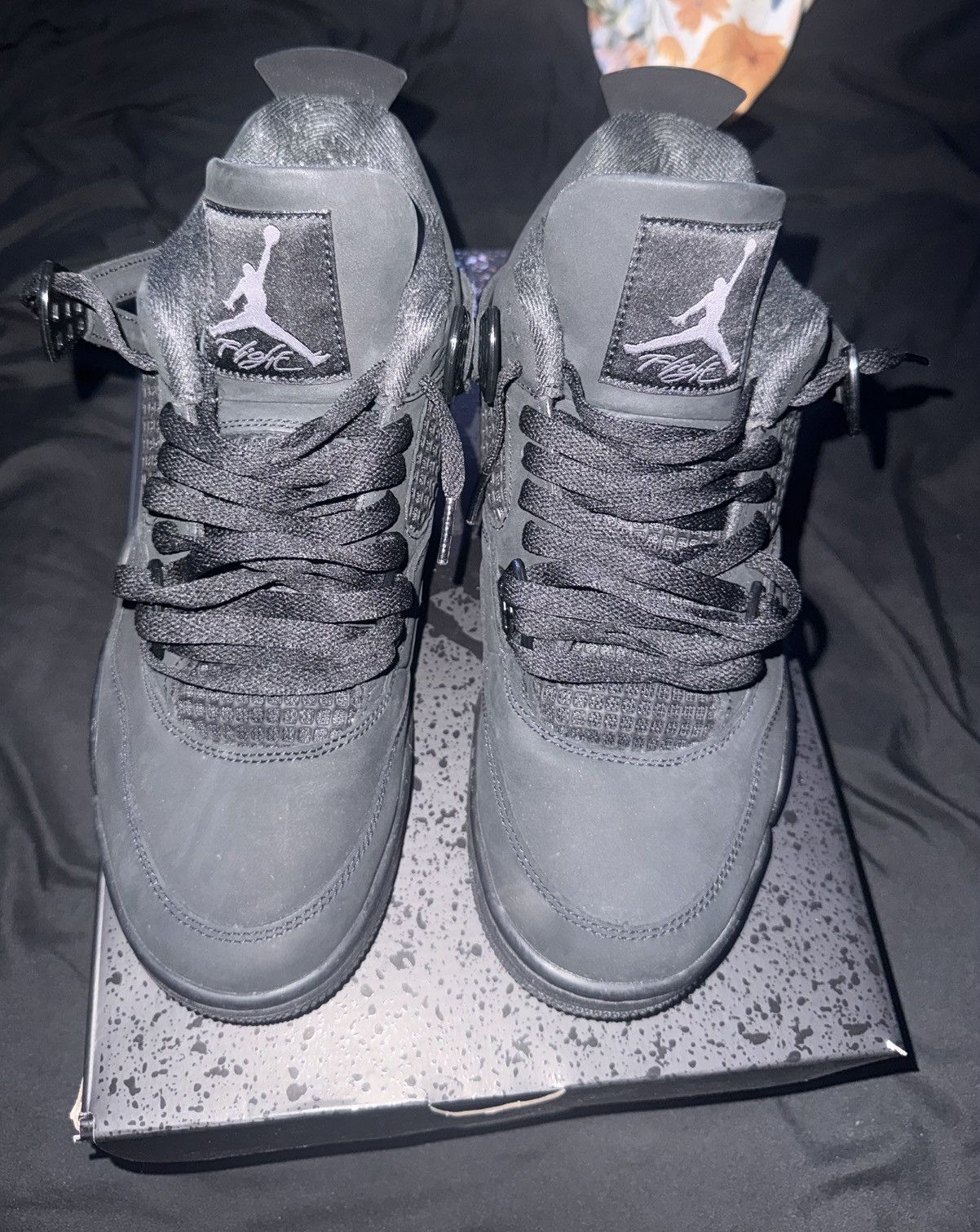 Jordan Brand Air Jordan 4 Retro 'Black Cat' 2025 Size US 9.5 / EU 42-43 - 4 Thumbnail