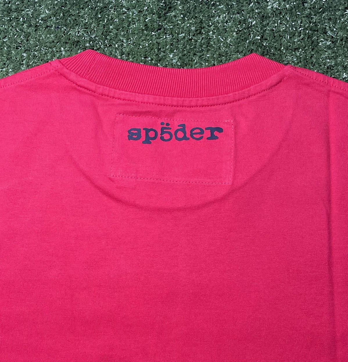 Sp5der Sp5der Worldwide Red Diffused Collegiate T-Shirt Size US M / EU 48-50 / 2 - 4 Thumbnail