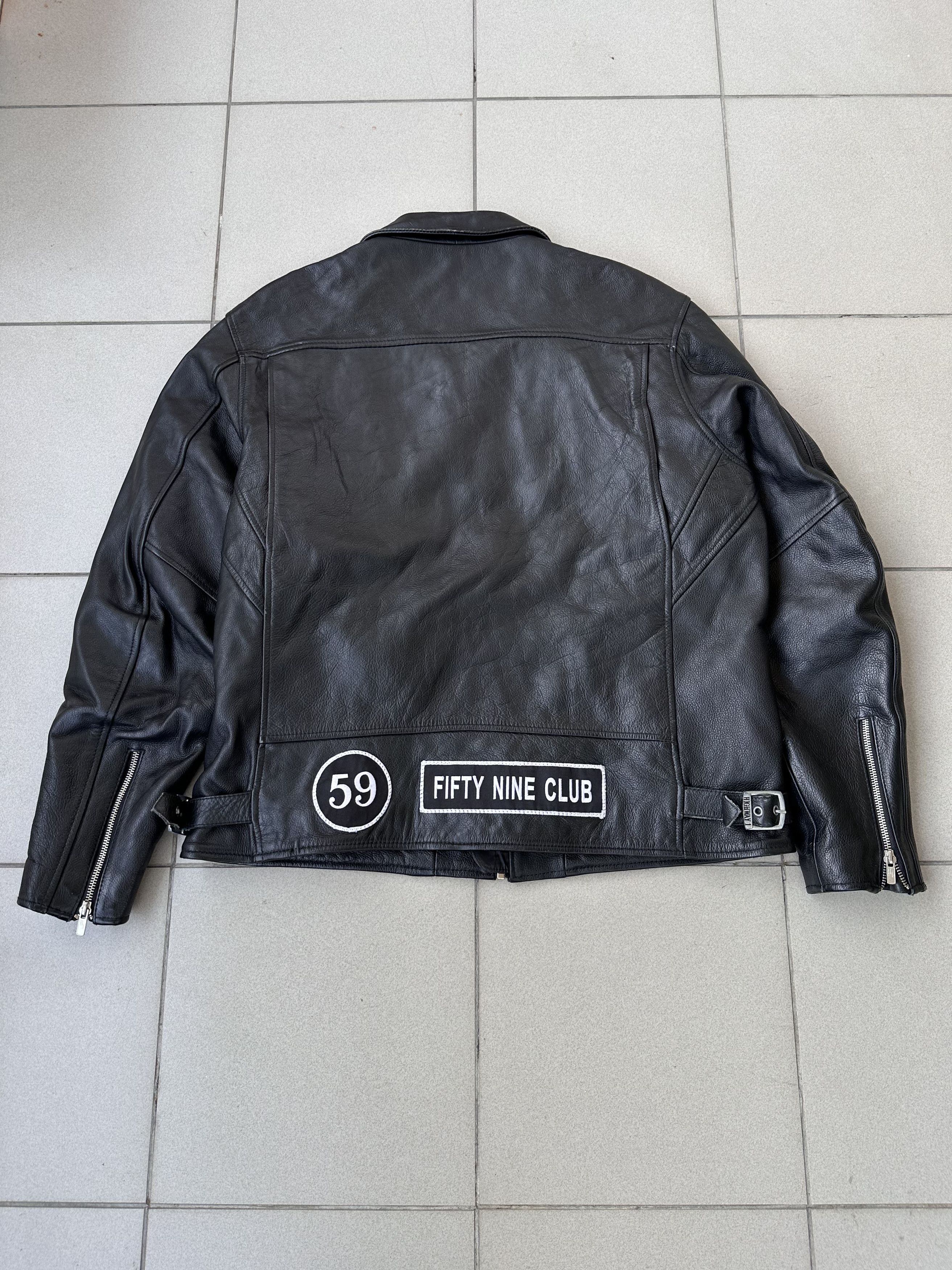 Leather Highway leather jacket motorcycle biker Size US L / EU 52-54 / 3 - 10 Thumbnail