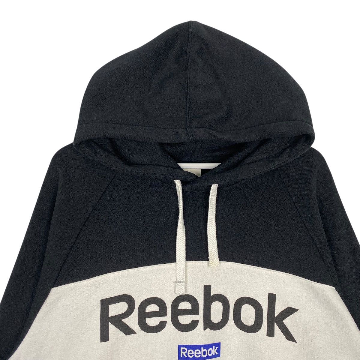 Vintage Vintage 90s Reebok Hoodie Sweater Navy Blue Pullover Size L Size US L / EU 52-54 / 3 - 4 Thumbnail