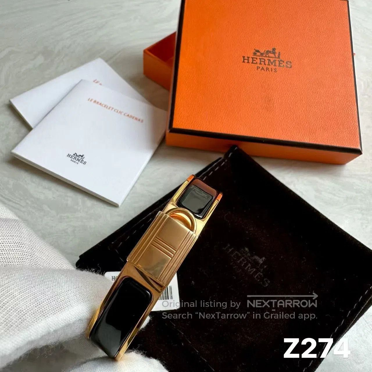 Hermes Hermes Clic Cadenas Bracelet. Size ONE SIZE - 3 Thumbnail