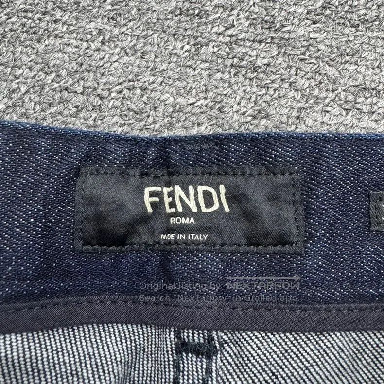 Fendi Fendi Leather Patch Denim Jeans. Size US 34 / EU 50 - 4 Thumbnail