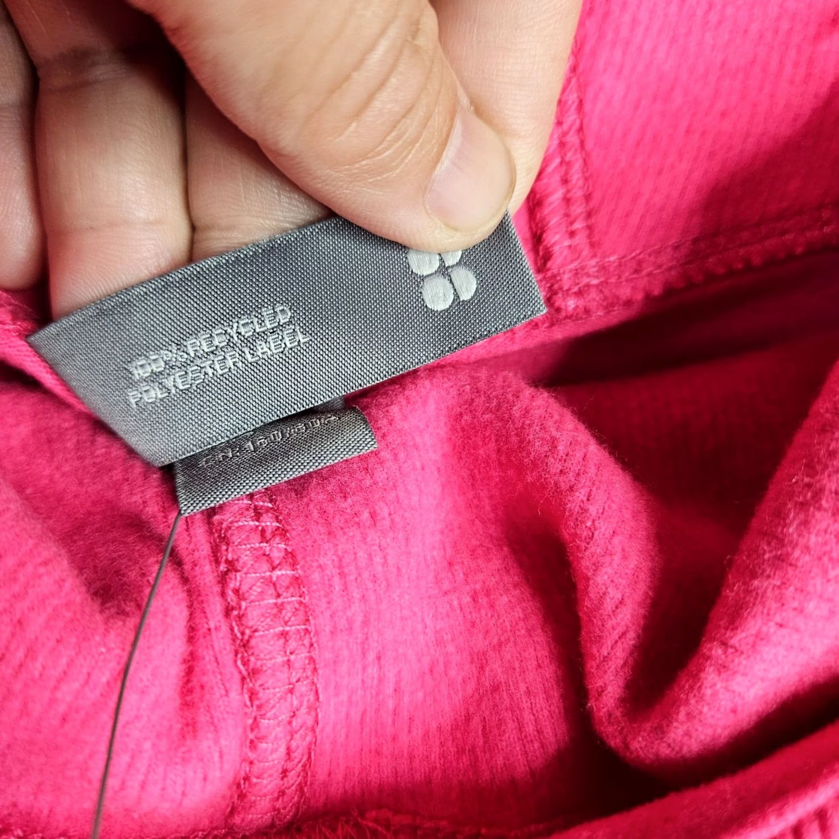 Sweaty Betty Sweaty Betty Womens Hoodie XS Pink Pullover Raglan Sleeve Fleece All Seasons Logo New Size XS / US 0-2 / IT 36-38 - 7 Thumbnail