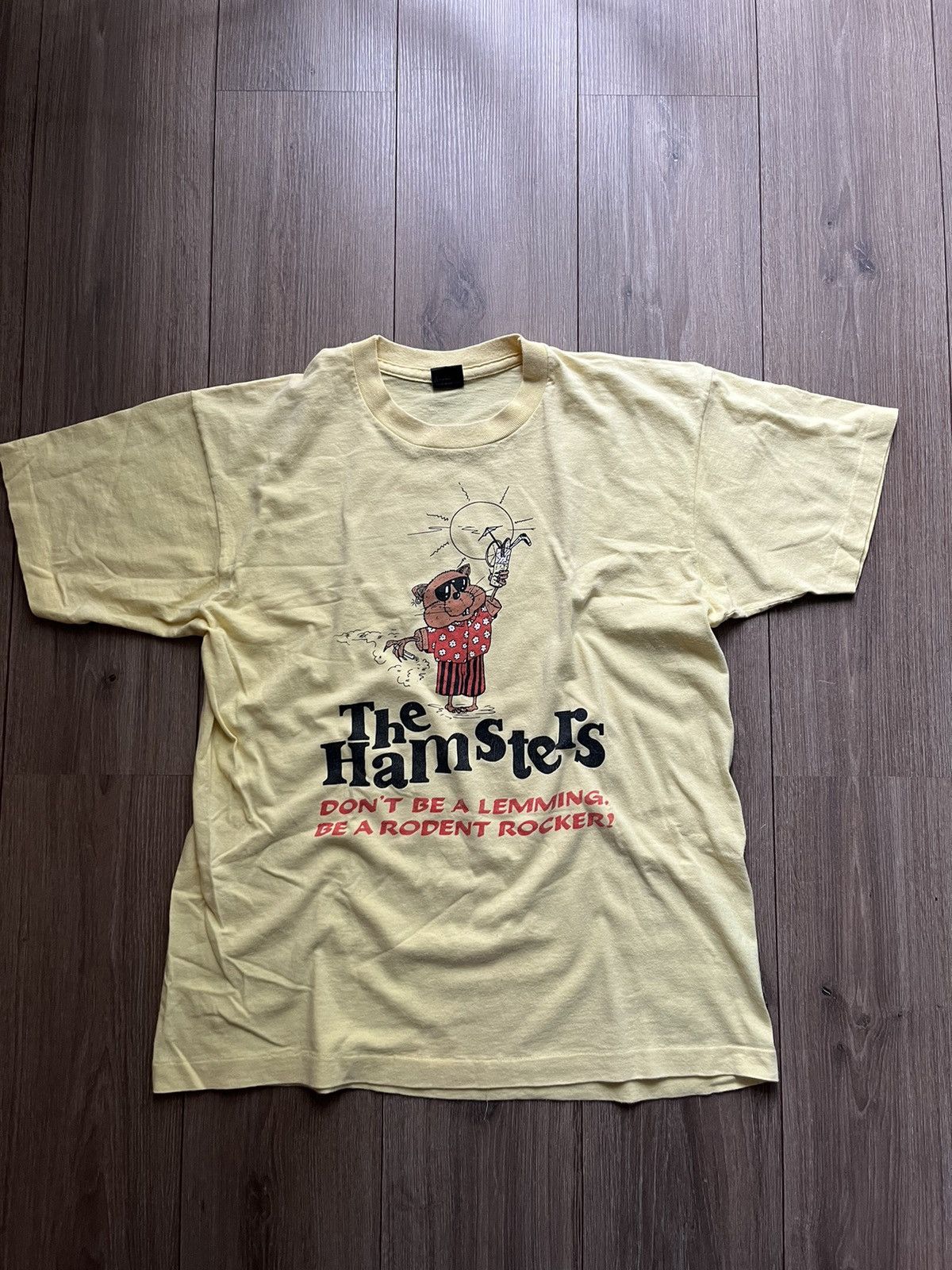 Band Tees × Vintage The Hamsters 90s band tshirt 2yk Size US XL / EU 56 / 4 - 1 Thumbnail