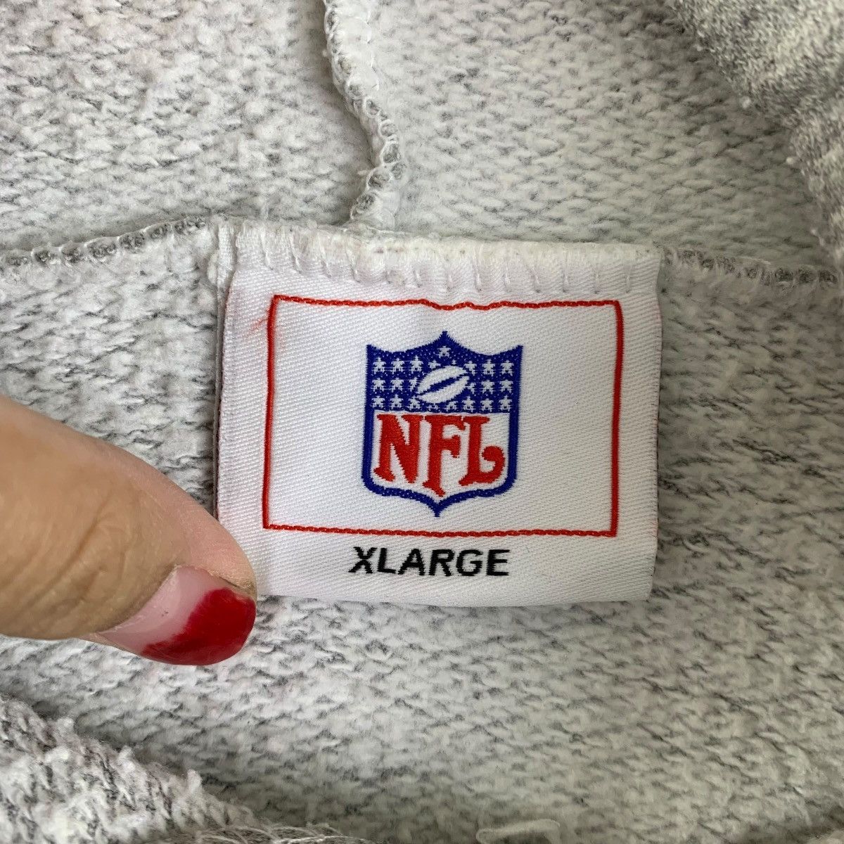 NFL NFL St. Louis Rams Hoodie Grey Pullover Sweatshirt Vintage Size US XL / EU 56 / 4 - 3 Thumbnail