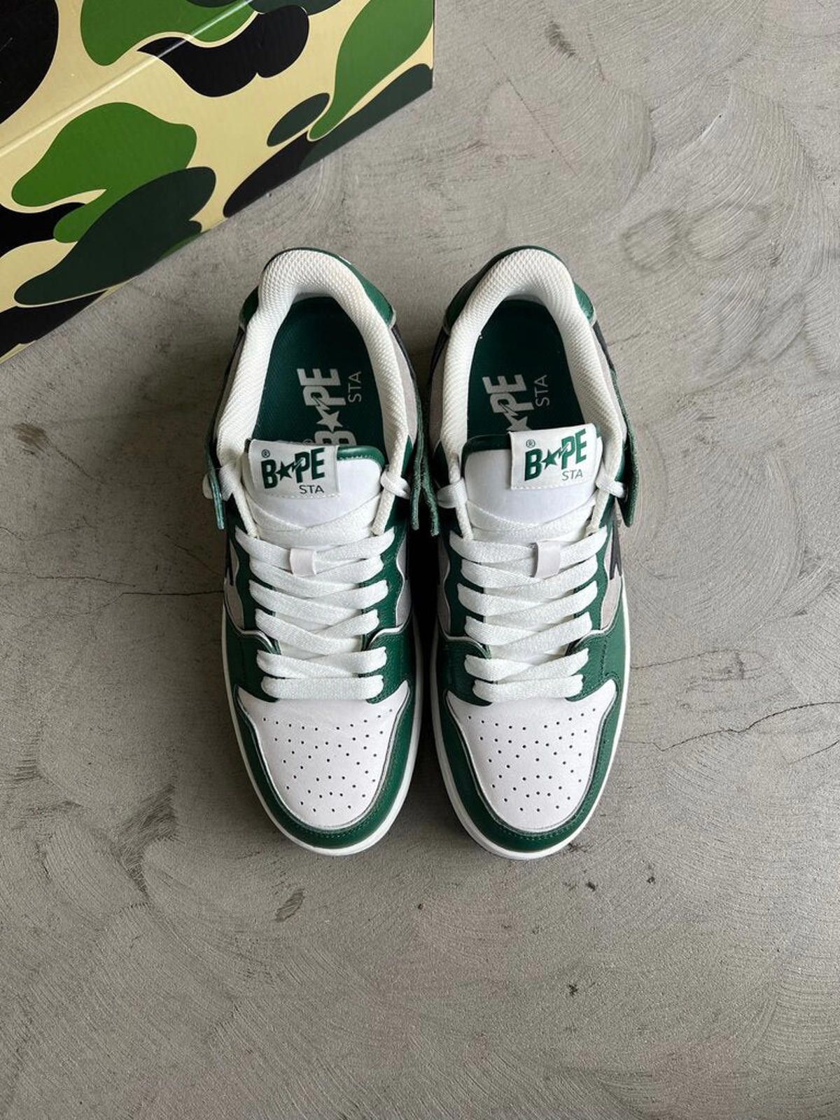 Bape Bape Sk8sta Sneaker Green/Grey Sz. 10 Size US 10 / EU 43 - 3 Thumbnail
