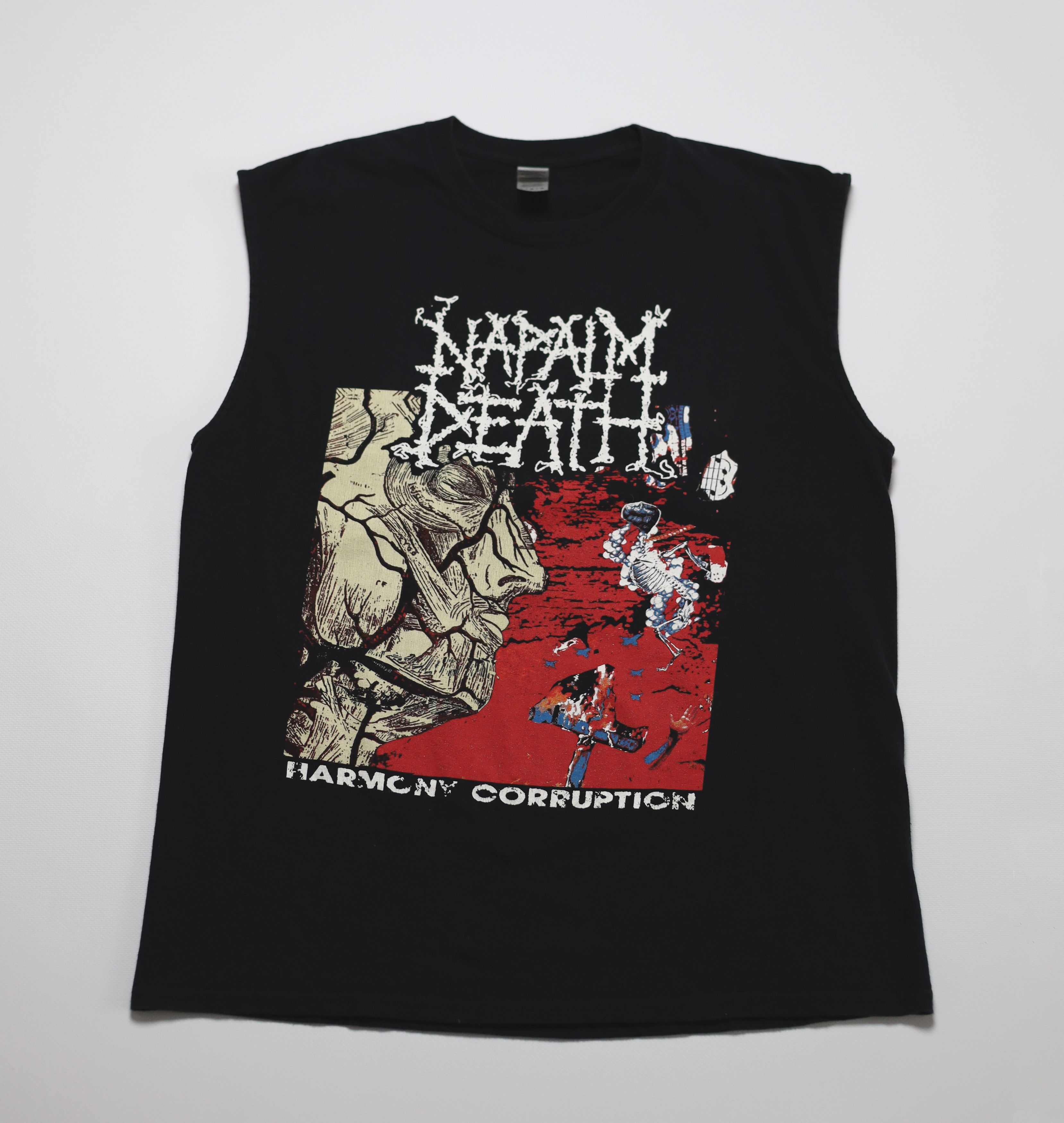 Band Tees Napalm Death Harmony Corruption Grindcore Band Tees Size US L / EU 52-54 / 3 - 1 Thumbnail