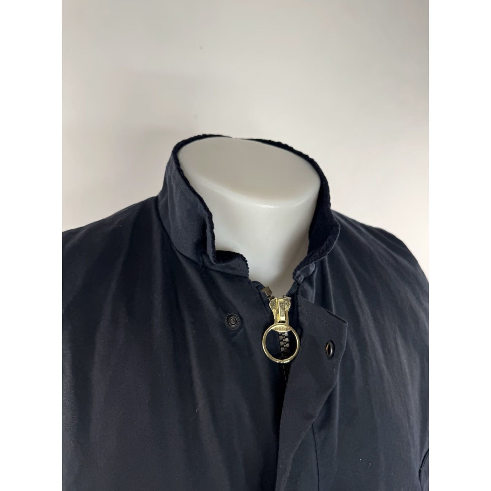 Vintage WALKER and HAWKES Vest Waxed Cotton Ranch Field Chore Zip Mens XL Blue - EXCELLENT Size US XL / EU 56 / 4 - 2 Thumbnail