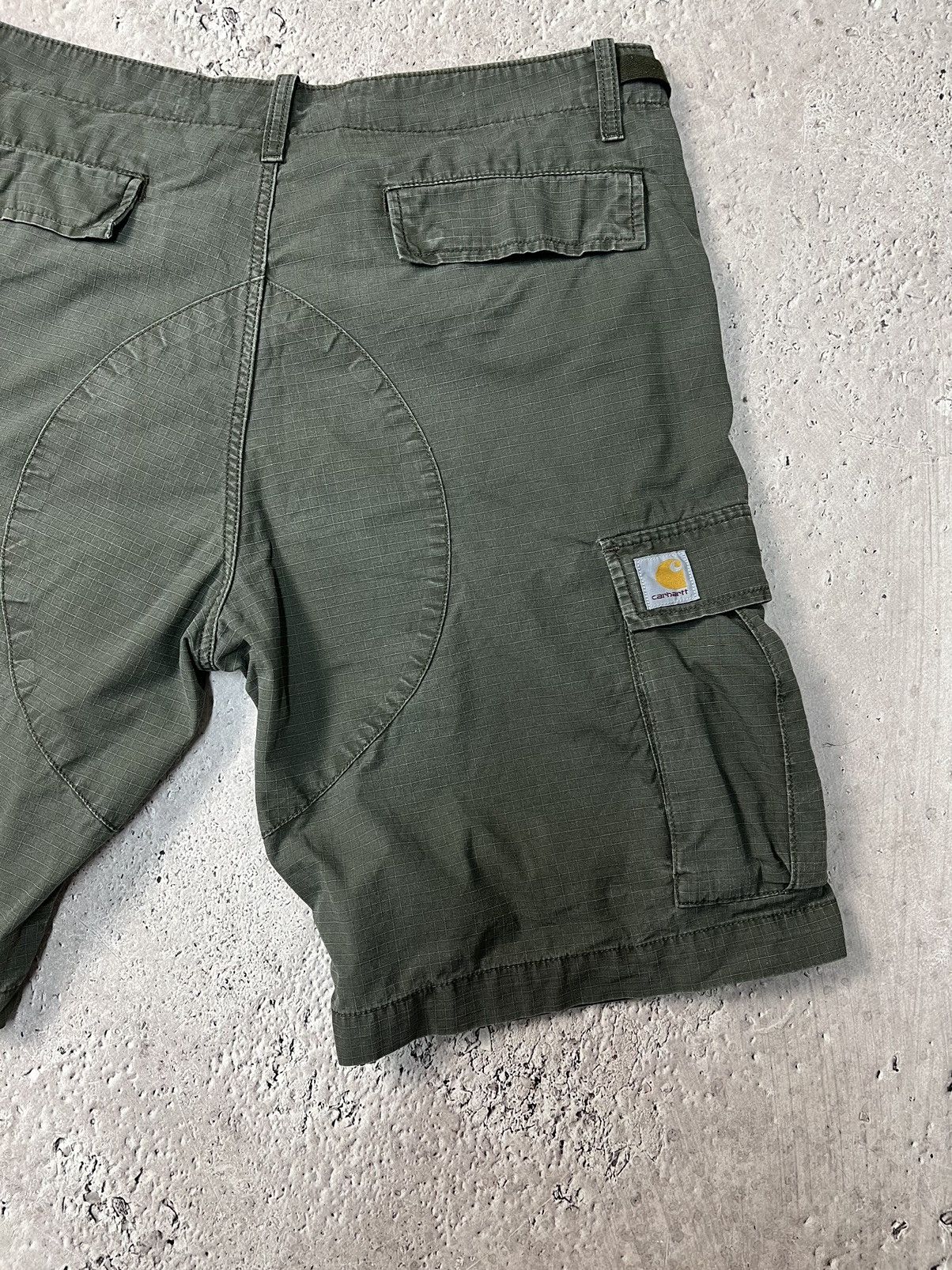 Carhartt × Vintage Carhartt Shorts Vintage CARGO Logo Style Skate Y2 Size US 38 / EU 54 - 8 Thumbnail