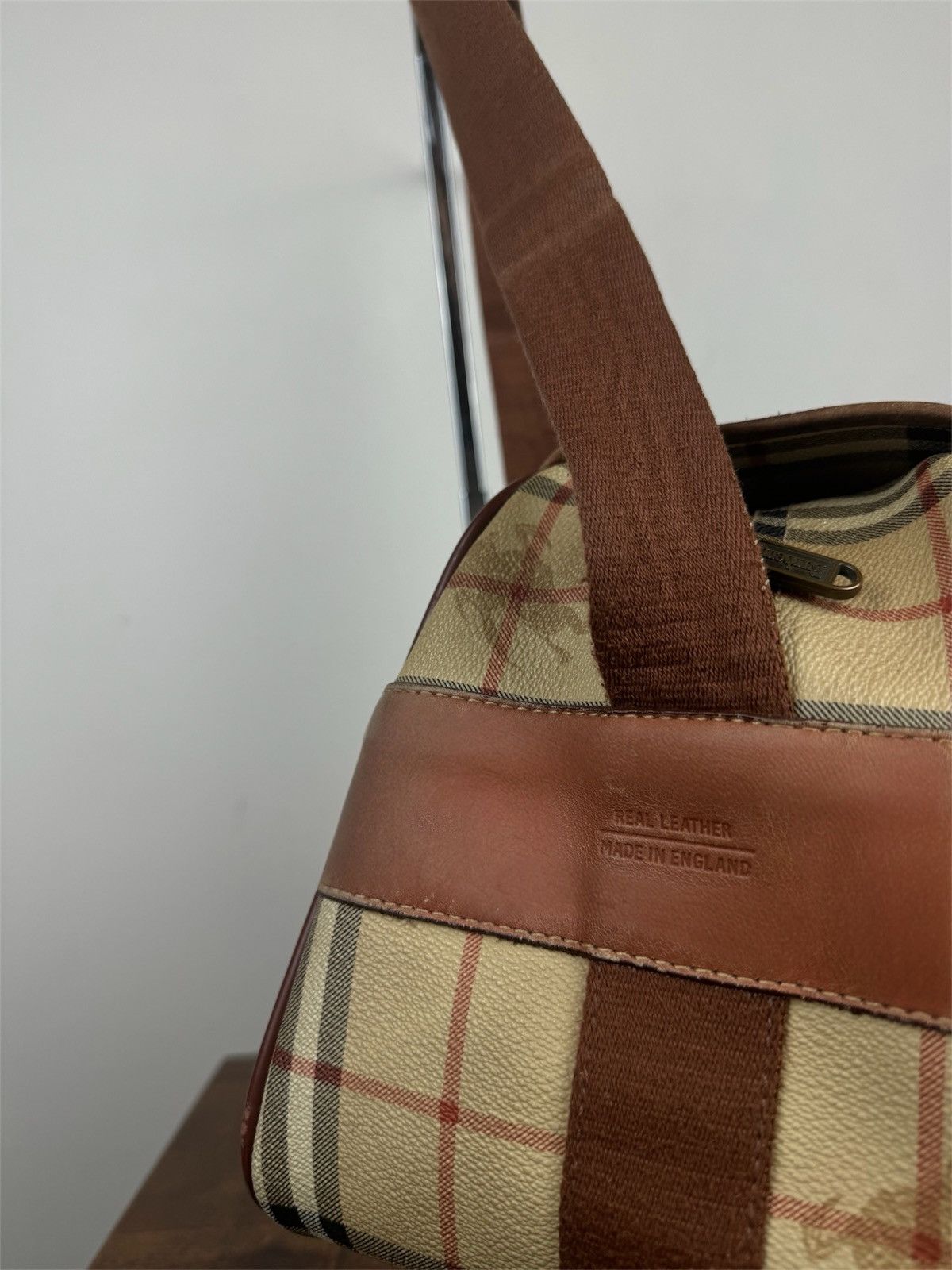 Burberry Vintage leather bag Burberry Nova Check original item Size ONE SIZE - 2 Thumbnail