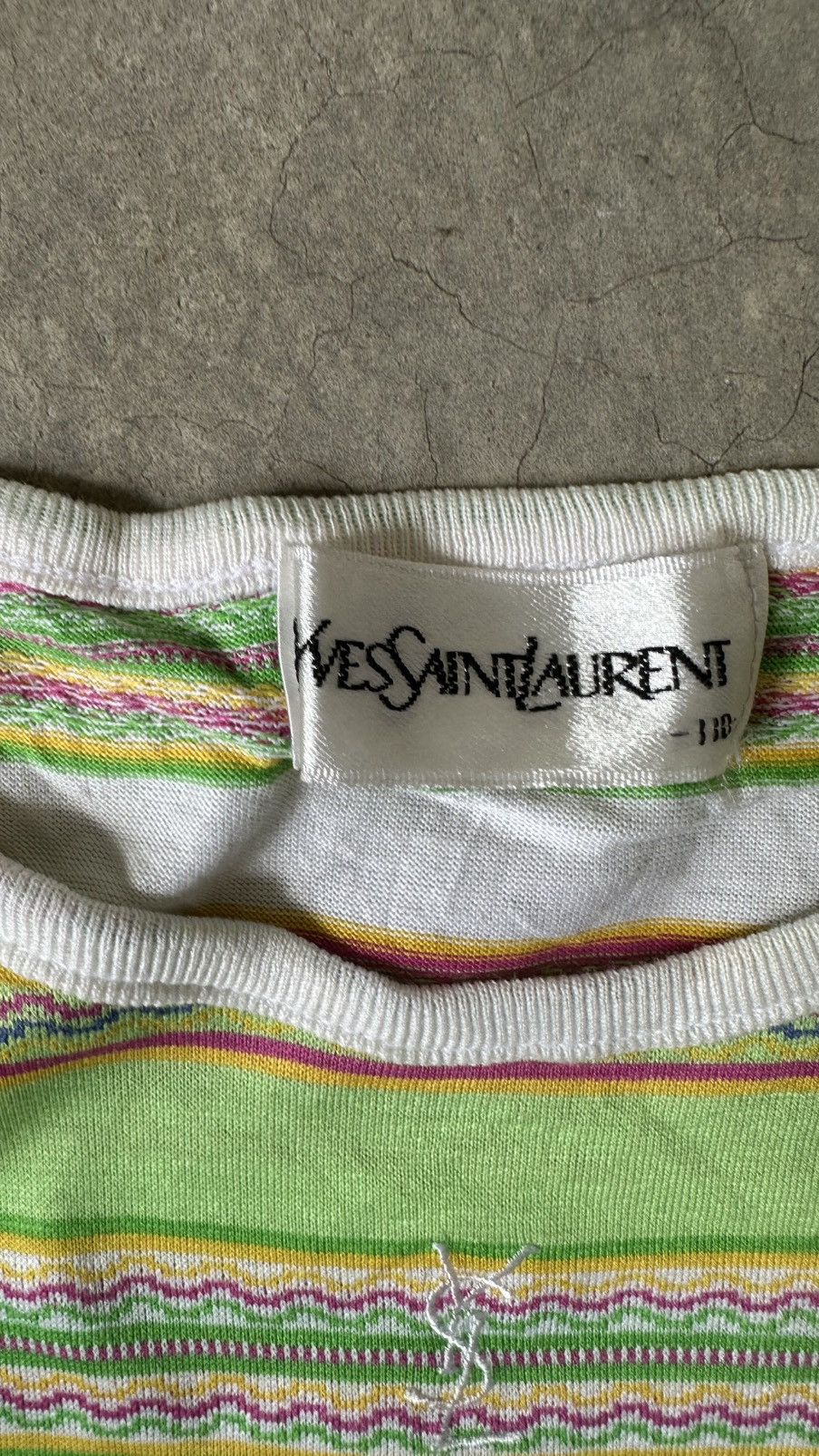 Yves Saint Laurent VINTAGE YSL YVES SAINT LAURENT CROP TOP Size US XXS / EU 40 - 4 Thumbnail