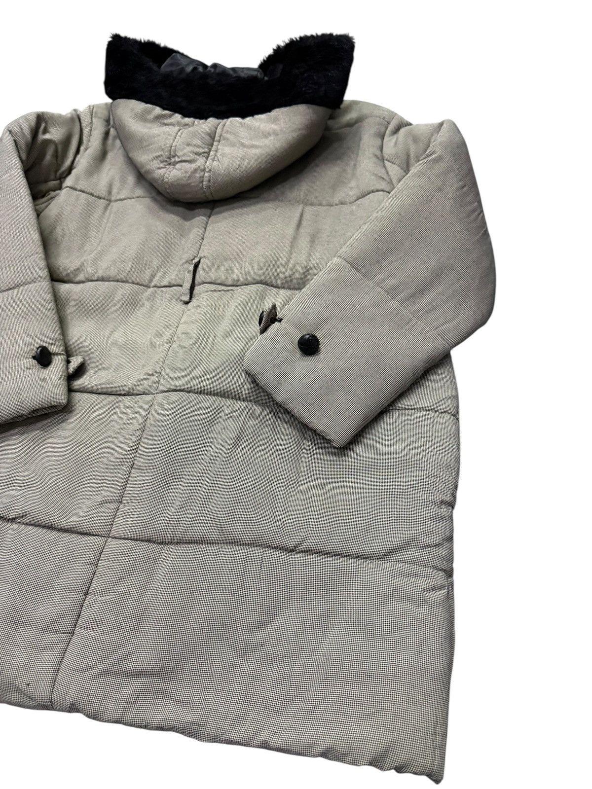Yohji Yamamoto Y’s Bis Yohji Yamamoto Fur Hooded Long Paded Coat Jacket Size US M / EU 48-50 / 2 - 9 Thumbnail