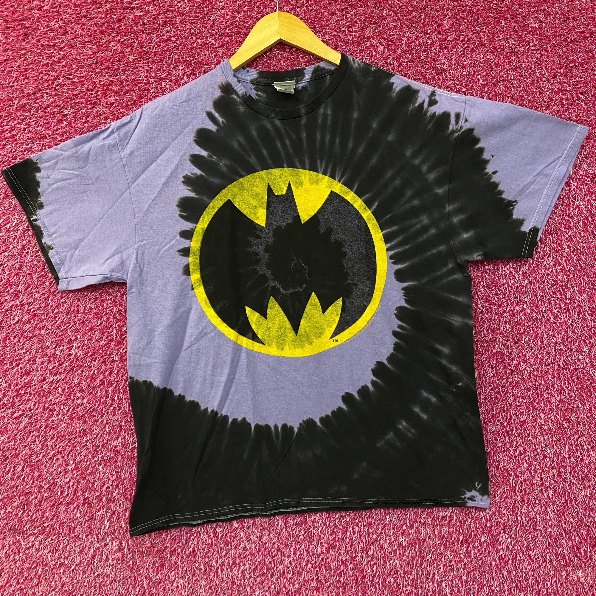 DC DC Batman Logo Graphic Design Tie Dye T-Shirt Large Size US L / EU 52-54 / 3 - 3 Thumbnail