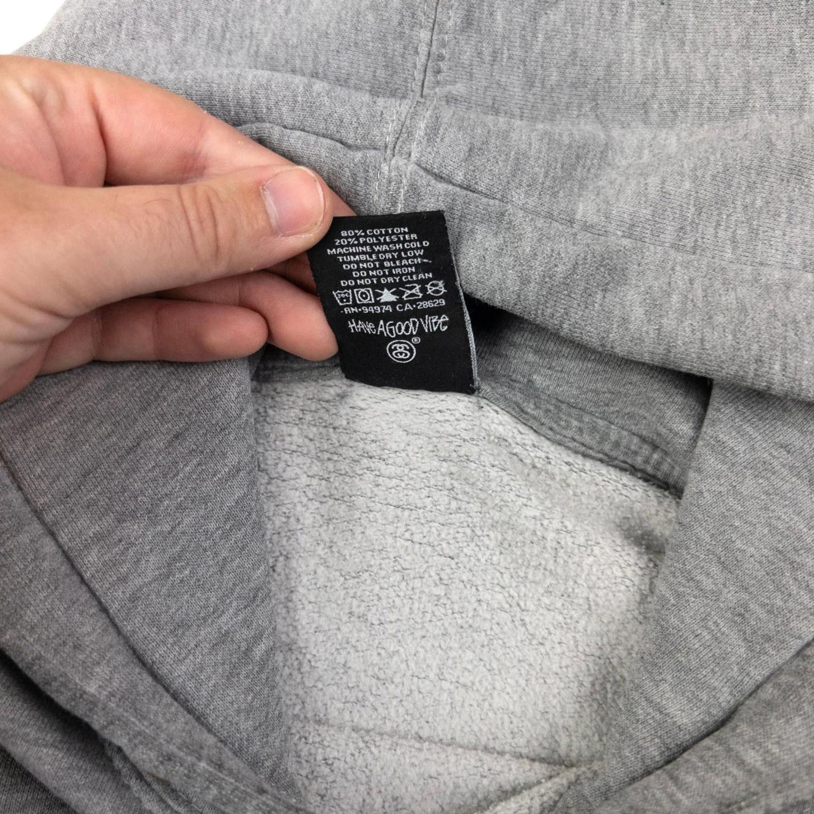 Stussy Vintage Stussy Embroidered Hoodie Size L Size US L / EU 52-54 / 3 - 7 Thumbnail