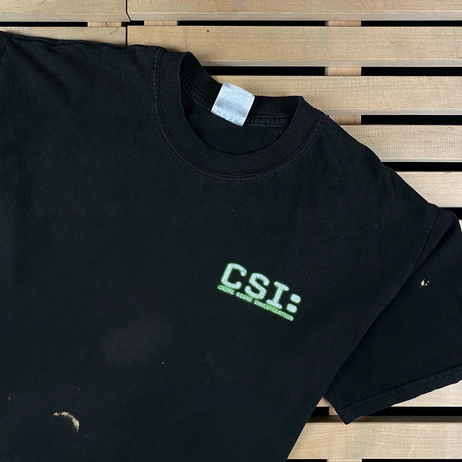 Vintage Vintage Movie T-Shirt CSI Crime Scene Investigation Size L Size US L / EU 52-54 / 3 - 3 Thumbnail