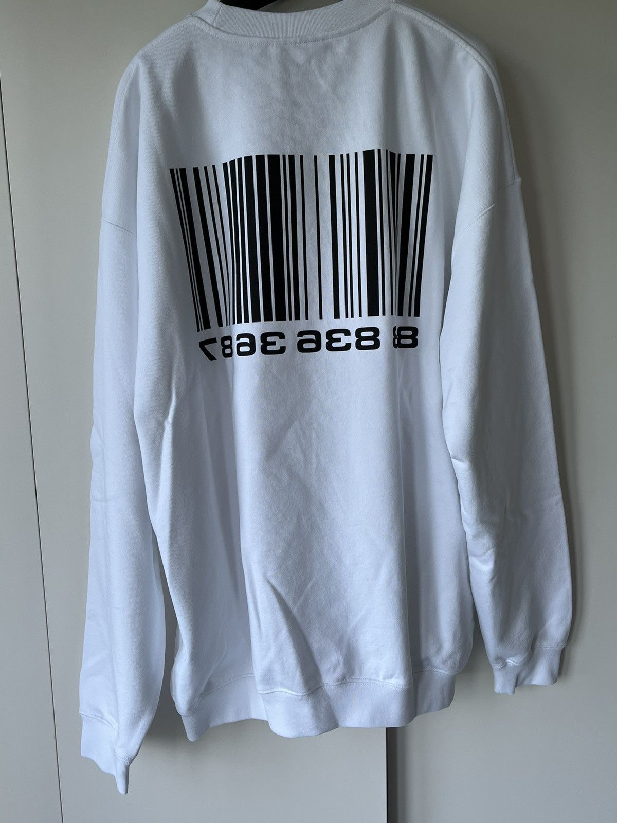 VTMNTS × Vetements BNWT Vetements VTMNTS barcode sweatshirt size S Size US S / EU 44-46 / 1 - 6 Thumbnail