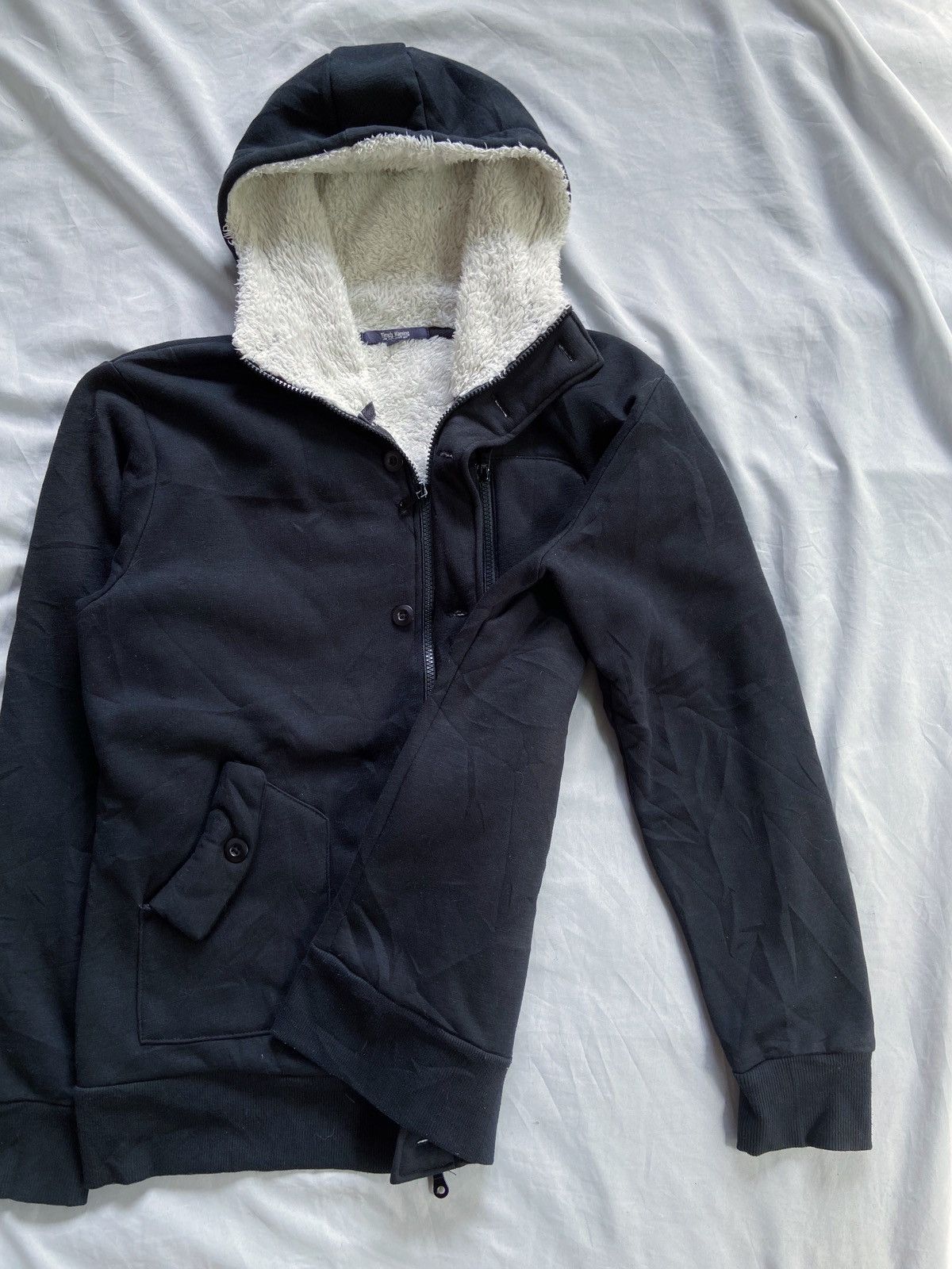 Beauty Beast TIMELY WARNING GORPCORE MULTI POCKET SHERPA ZIP HOODIE Size US L / EU 52-54 / 3 - 7 Thumbnail