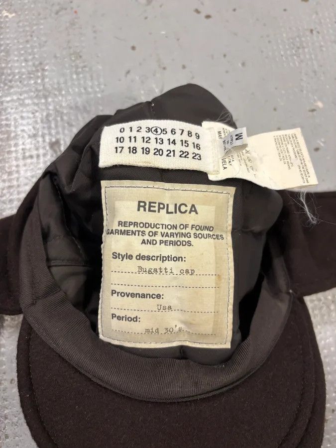 Maison Margiela FW2007 Maison Margiela Brown Wool Cap Hat Size ONE SIZE - 7 Thumbnail