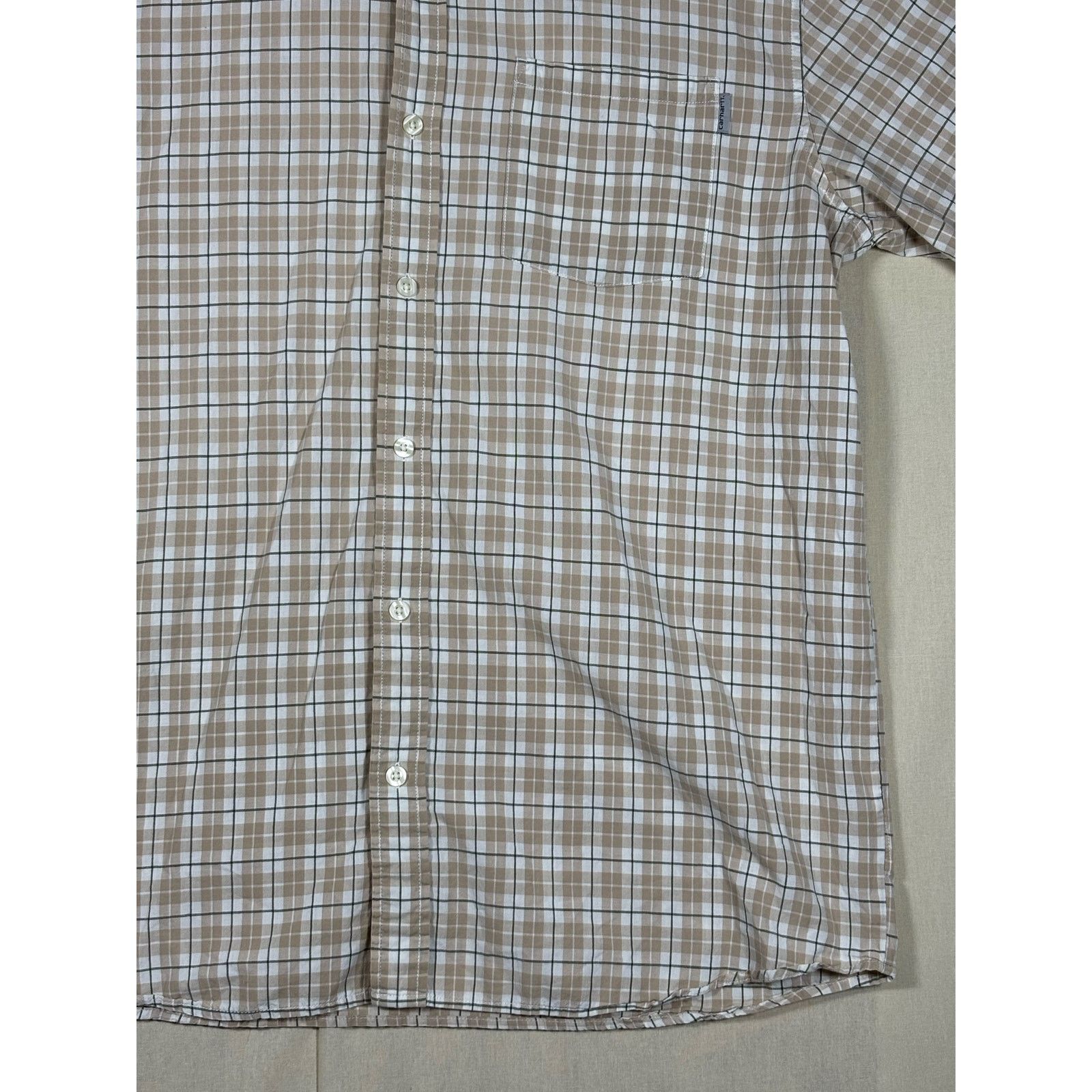 Carhartt Carhartt Men’s XL Plaid Short Sleeve Button Down Shirt Size US XL / EU 56 / 4 - 12 Thumbnail