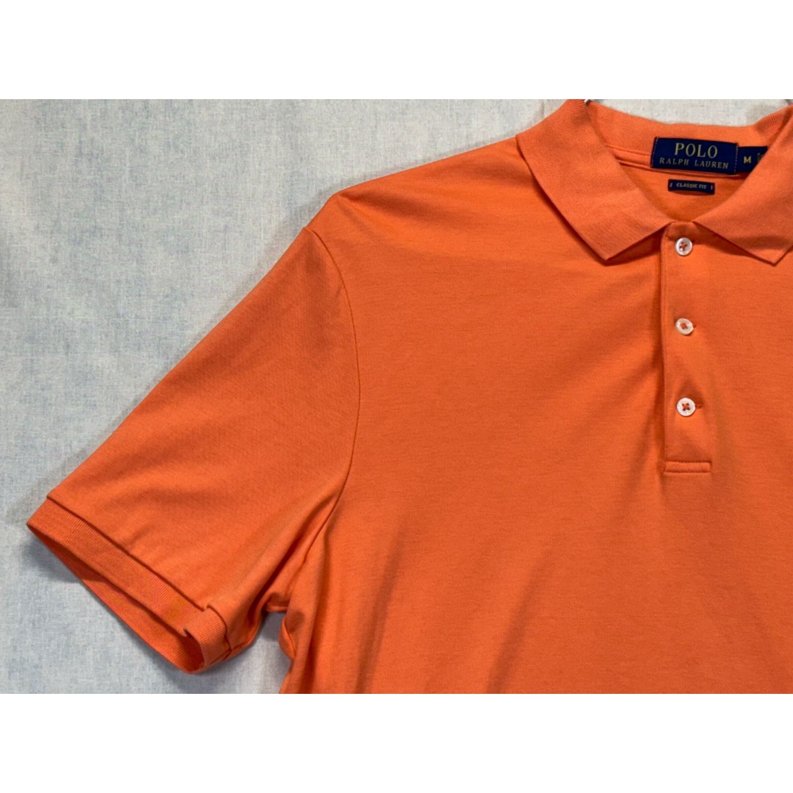 Polo Ralph Lauren Polo Ralph Lauren Men’s Classic Fit Polo Shirt Orange M Size US M / EU 48-50 / 2 - 7 Thumbnail