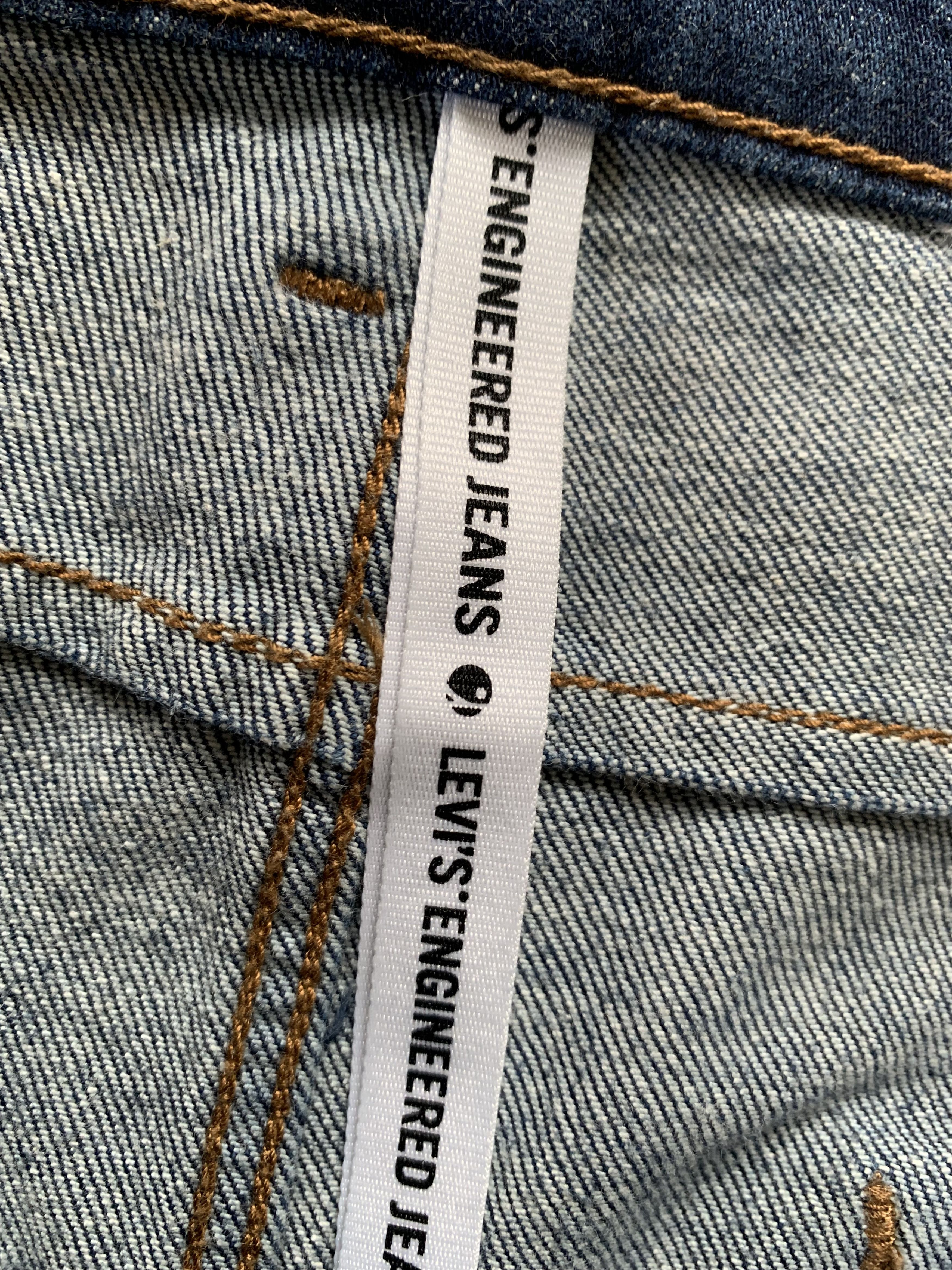 Levi's × Levi's Vintage Clothing Levi's Premium LEJ 502 Dark Wash Button Fly Jeans Size US 29 - 9 Thumbnail