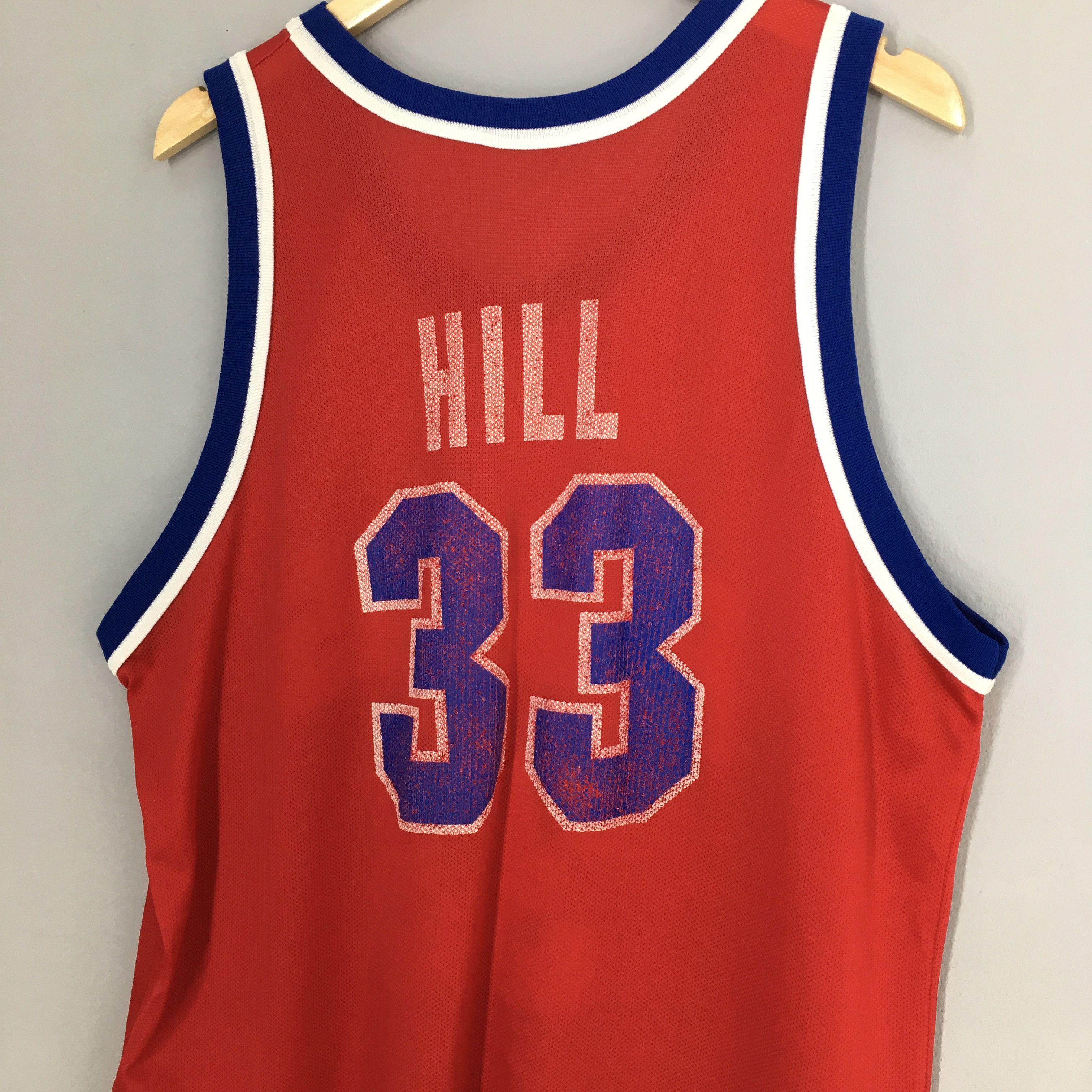 Champion × NBA Pistons Basketball Nba Grant Hill #33 Champion Jersey Size US L / EU 52-54 / 3 - 9 Thumbnail